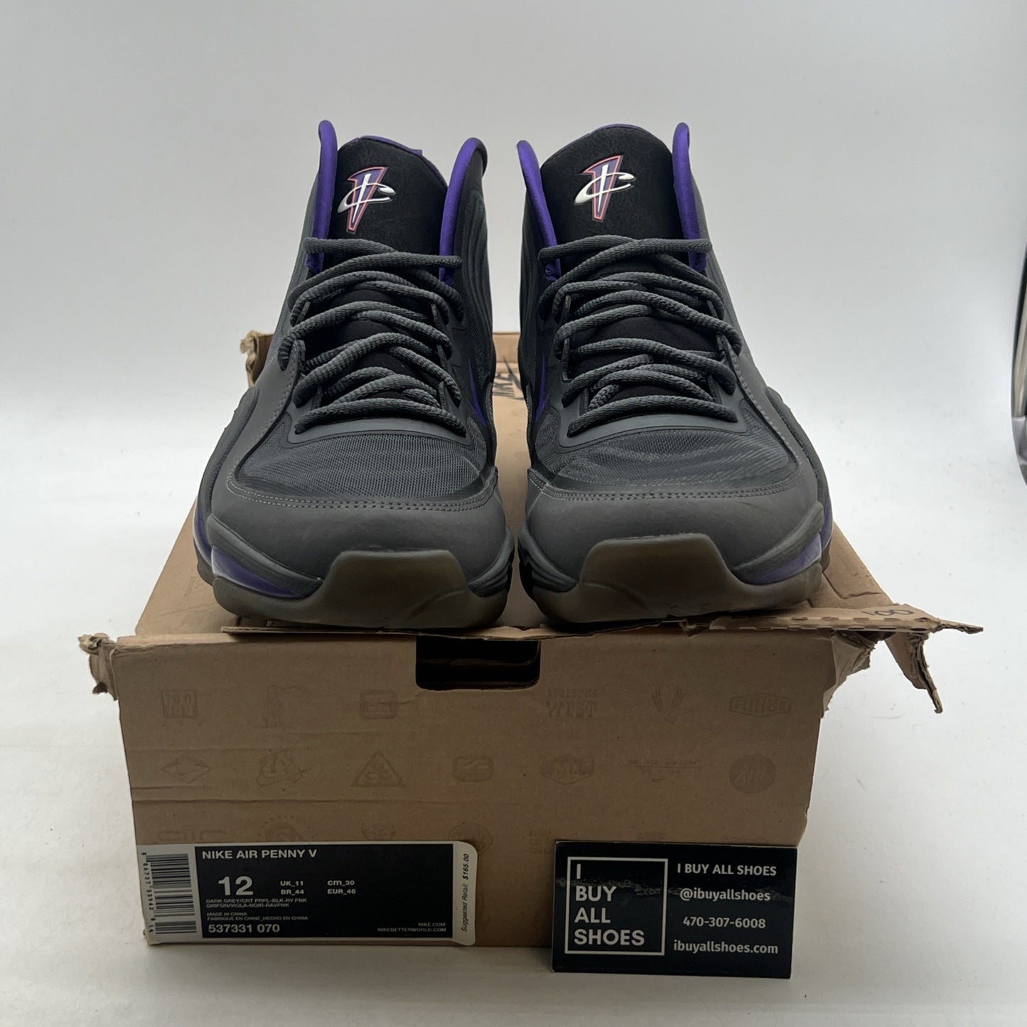 Size 12 - Nike Air Penny 5 Phoenix (537331-070)