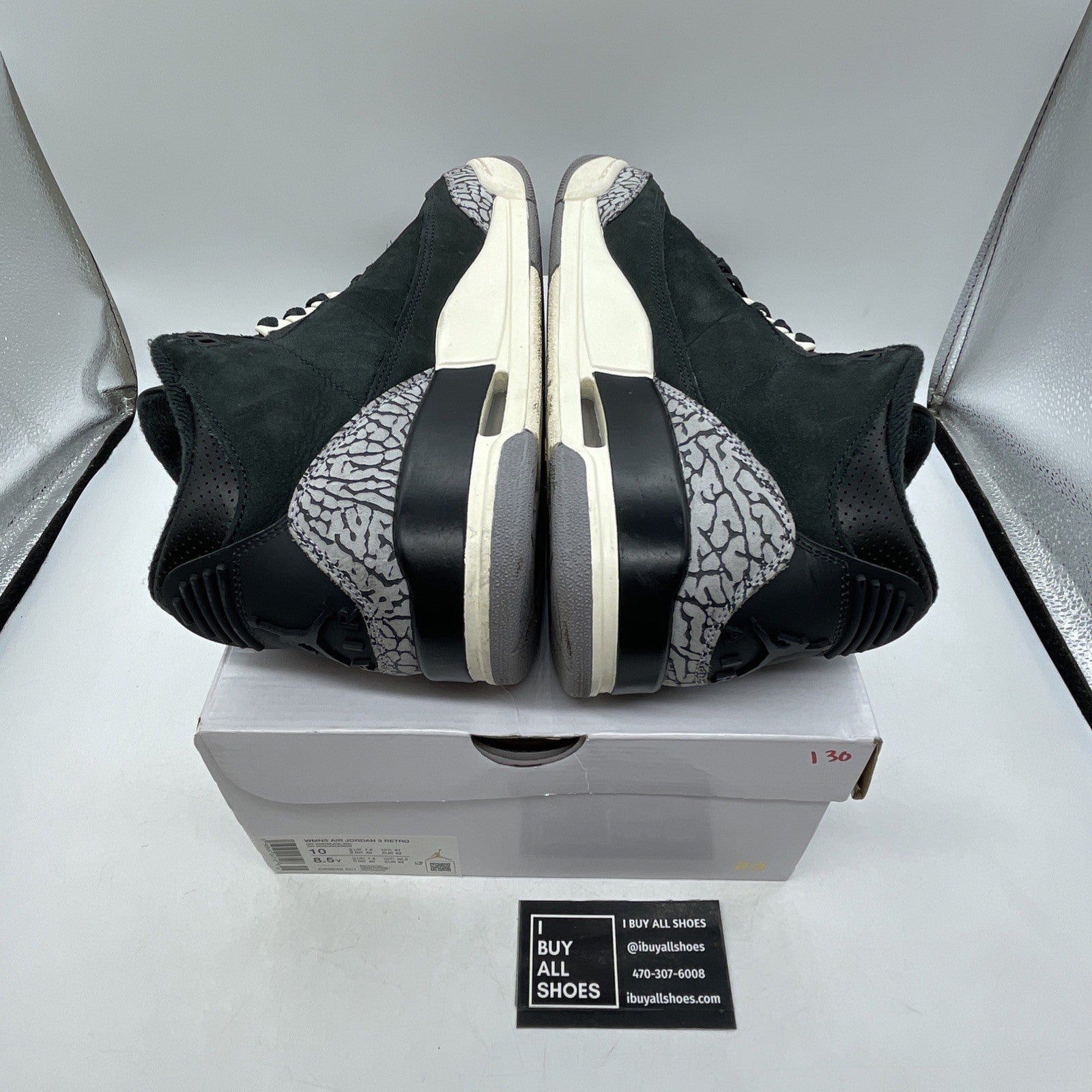 Size 10W - Air Jordan 3 Retro Off Noir (CK9246-001)