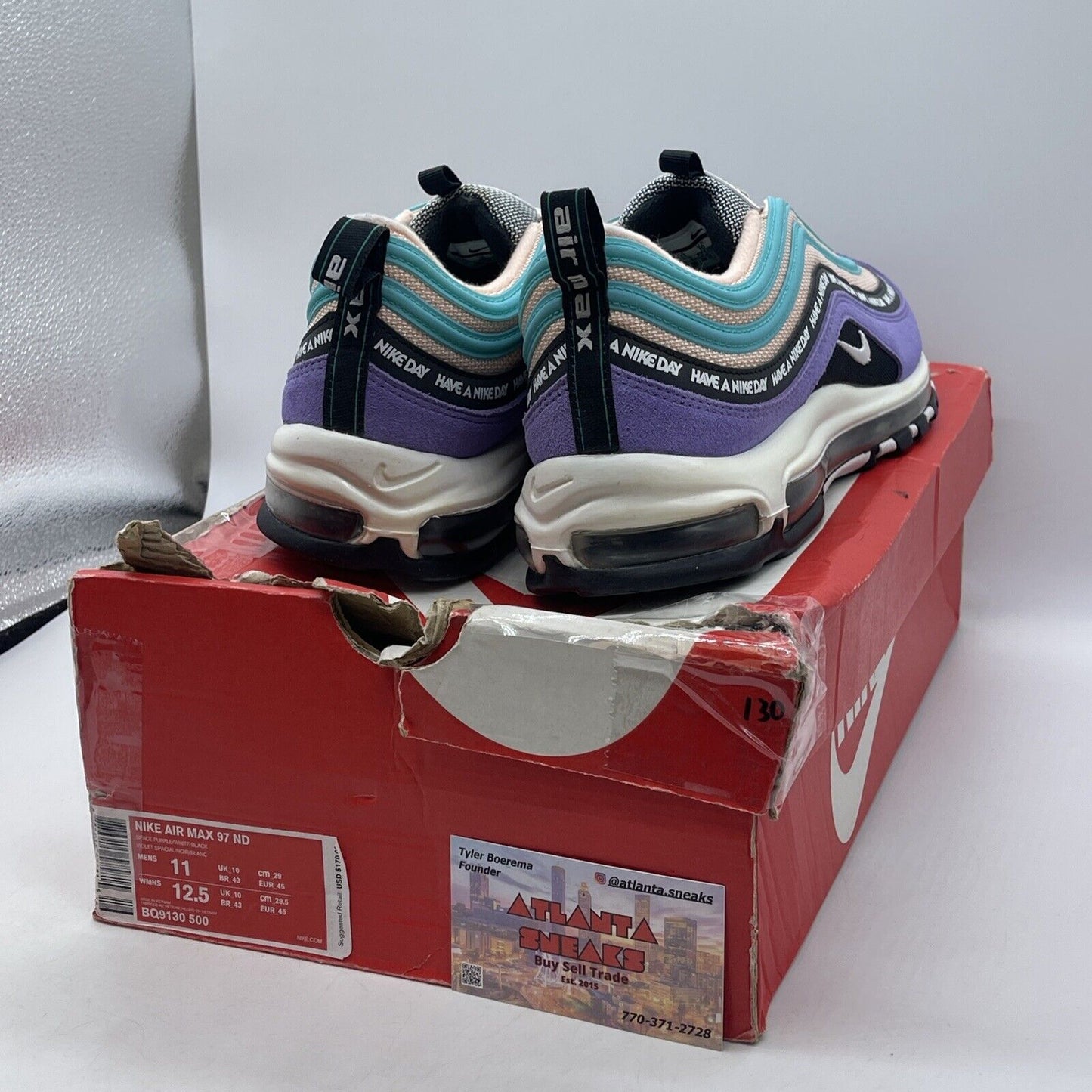 Size 11 - Nike Air Max 97 Have a Nike Day Suede Leather (BQ9130-500)