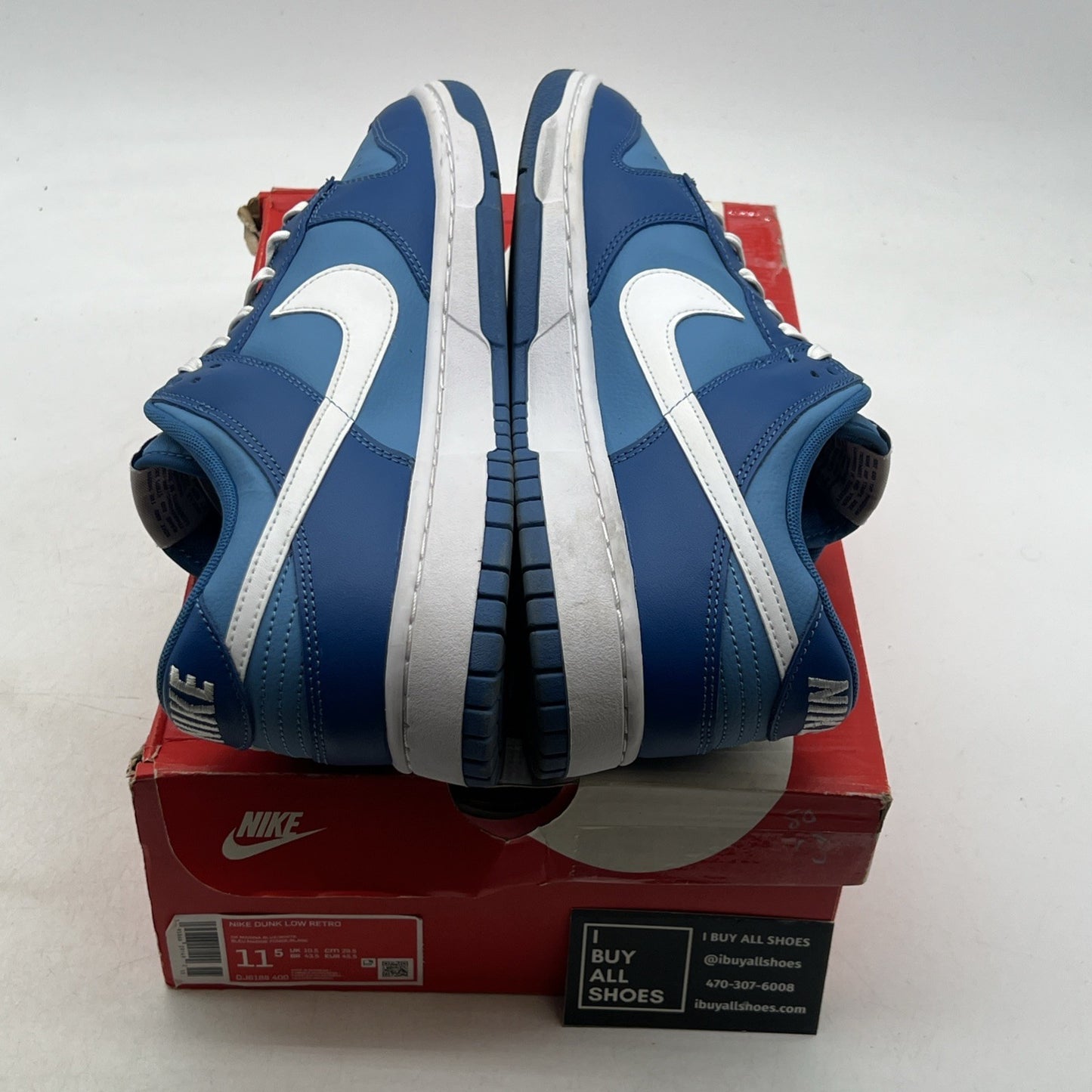 Size 11.5 - Nike Dunk Low Dark Marina Blue (DJ6188-400)