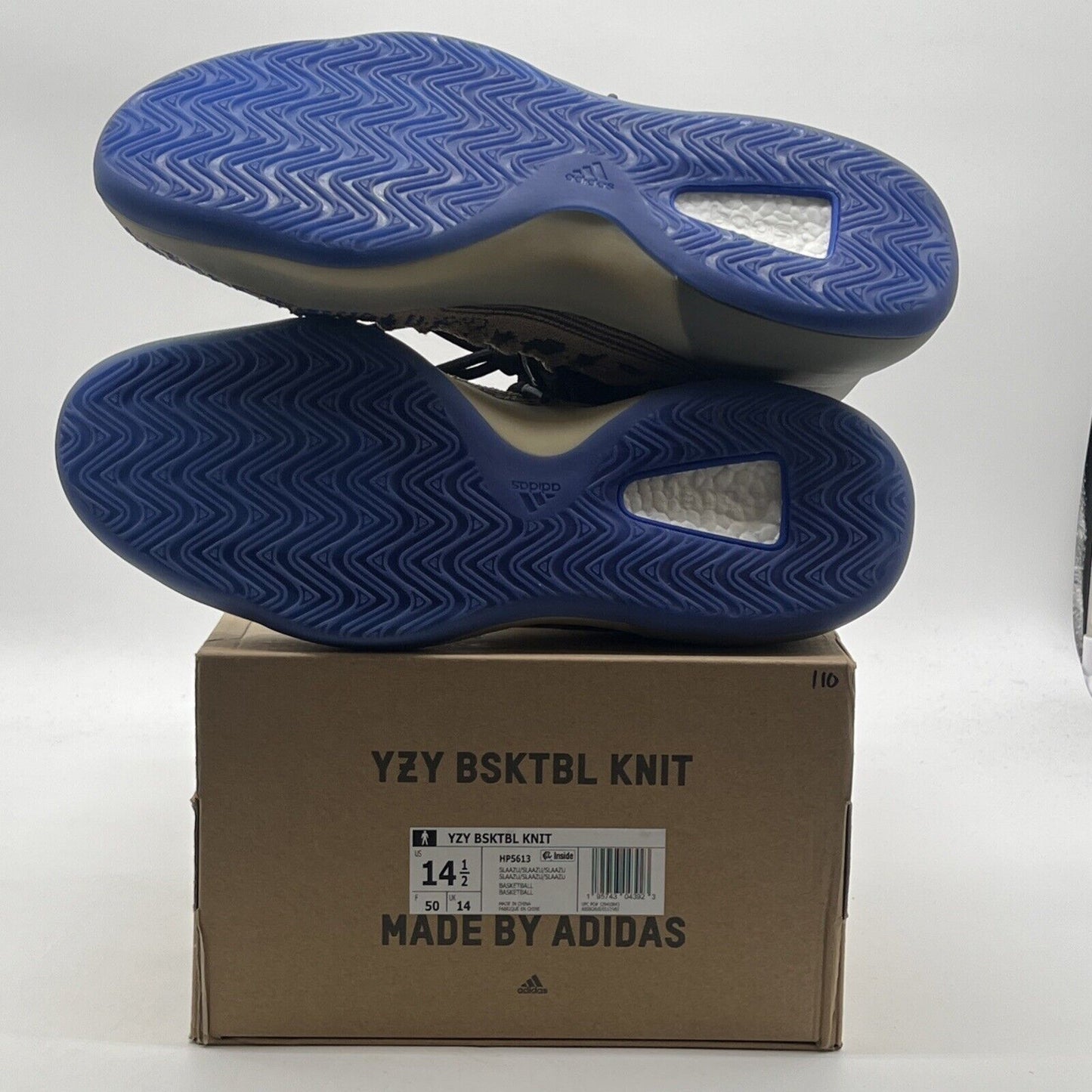 Size 14 - Adidas Yeezy Basketball Knit Slate Azure (HP5613)
