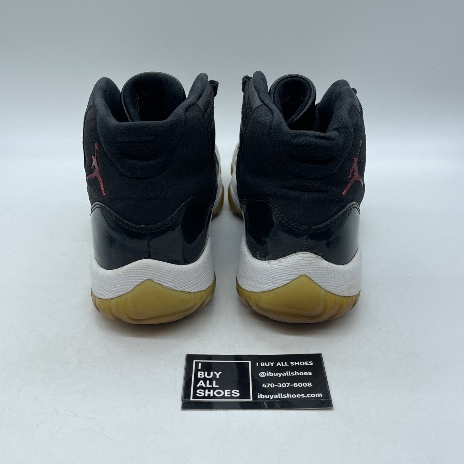 Size 11.5 - Jordan 11 Retro High Space Jam Grey Black Suede Leather (378037-003)