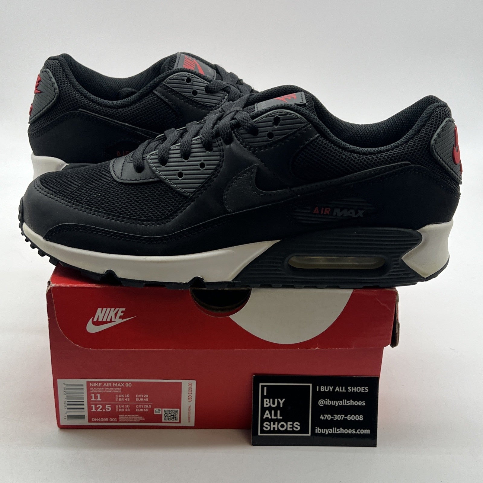Size 11 - Nike Air Max 90 Bred - (DH4095-001)