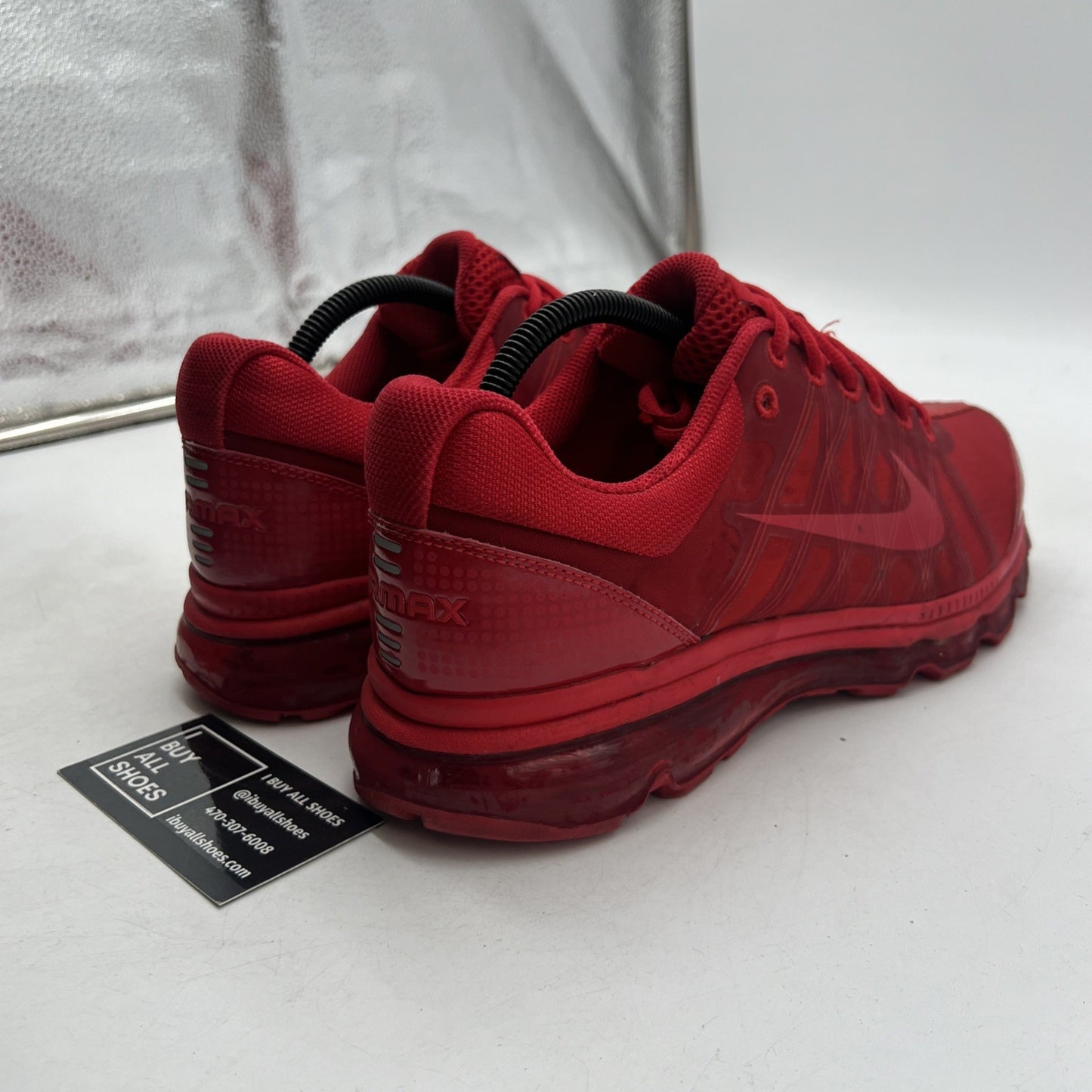 Size 9 - Nike Men's Air Max Plus 2009 (354744-600) Red Running Shoes Sneakers