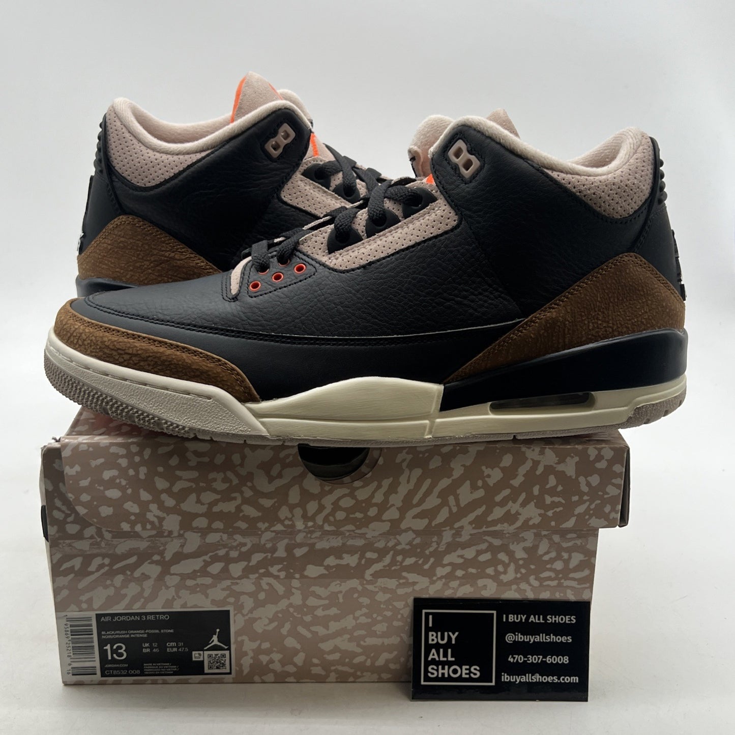 Size 13 - Air Jordan 3 Retro Mid Desert Elephant (CT8532-008)