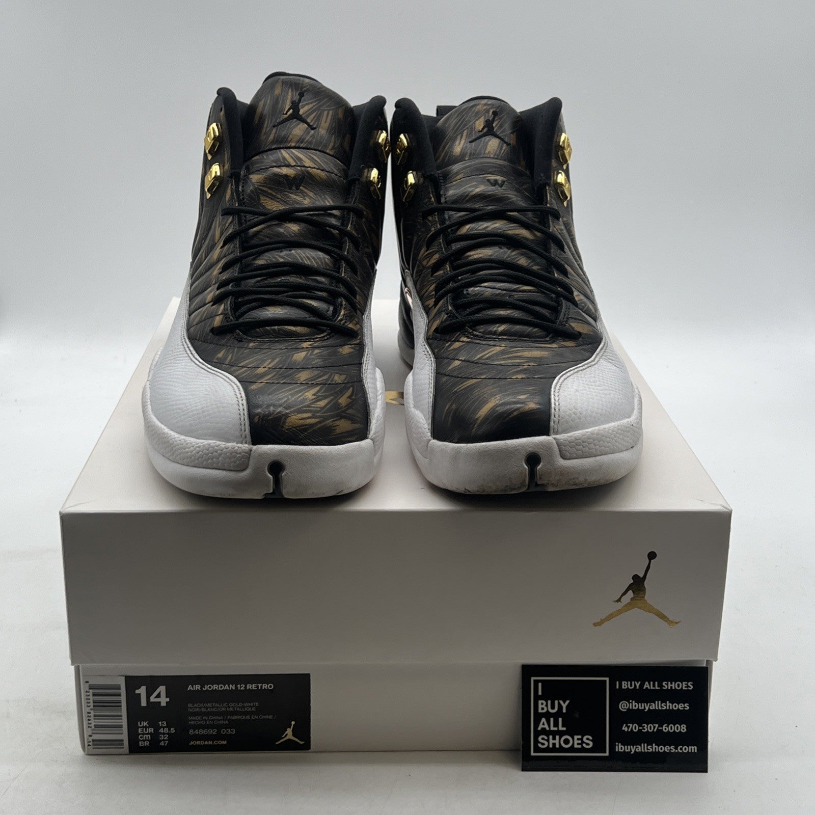 Size 14 - Air Jordan 12 Retro Wings (848692-033)