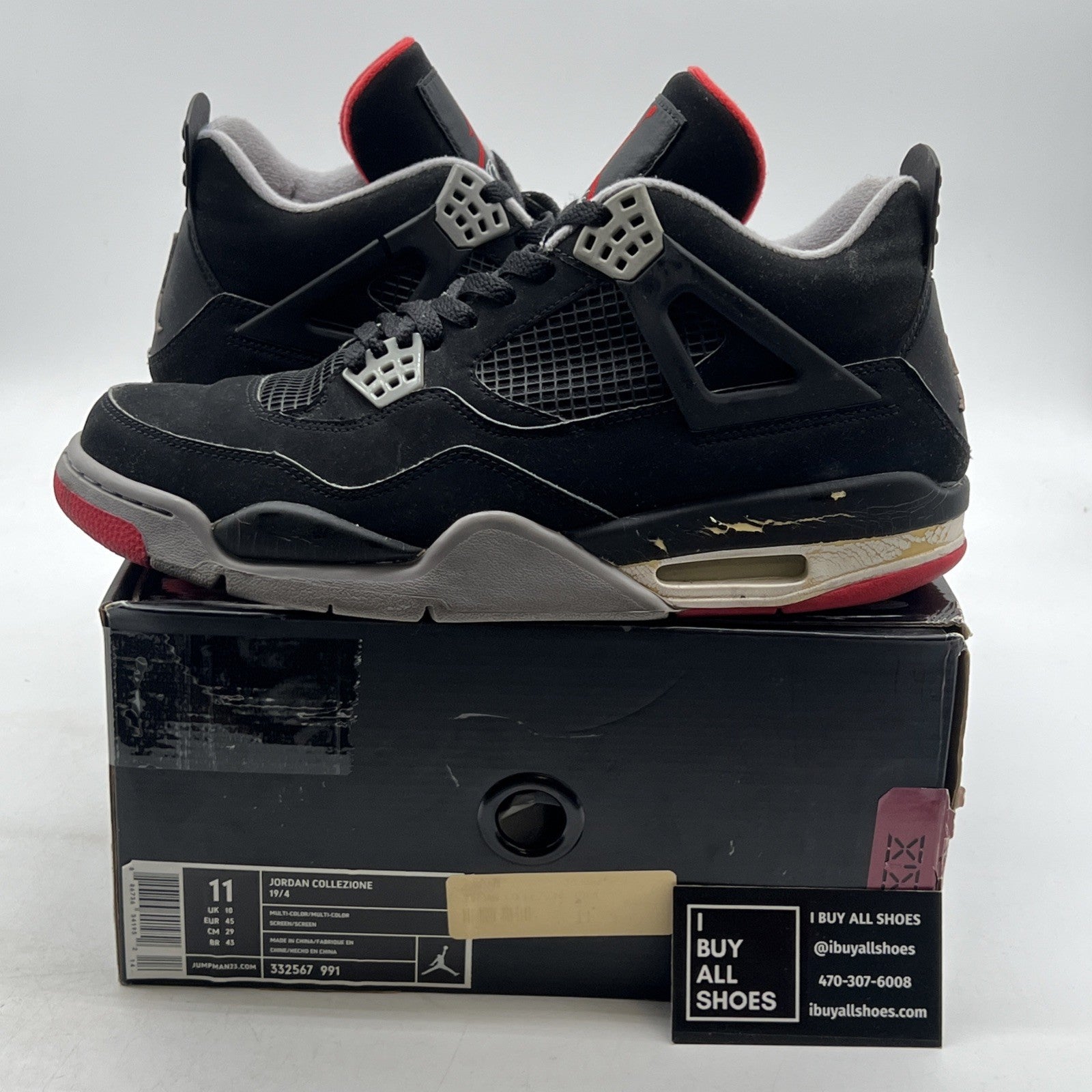 Size 11 - Air Jordan 4 Retro Countdown Pack (308497-003)