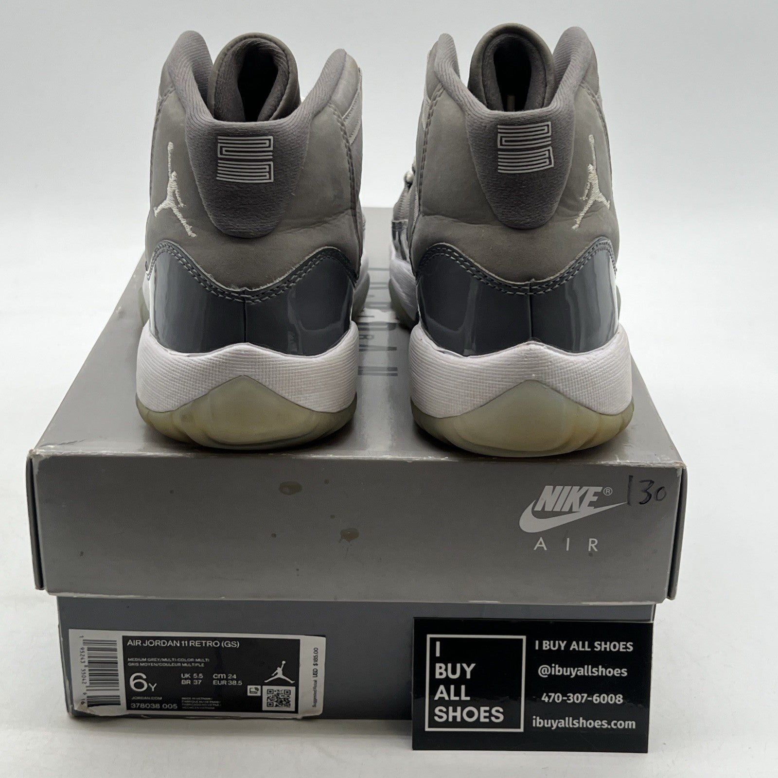 Size 6 - Air Jordan 11 Retro High Cool Grey (378038-005)