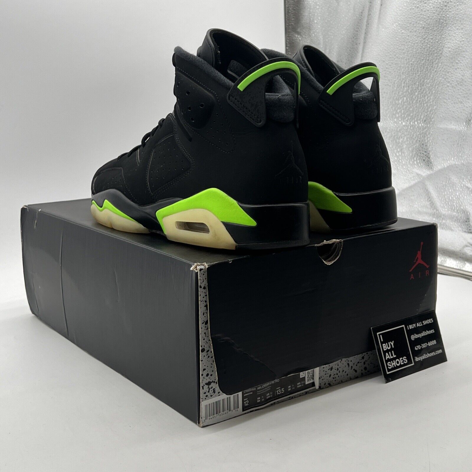 Size 12 - Air Jordan 6 Retro Electric Green 2021 (CT8529-003)
