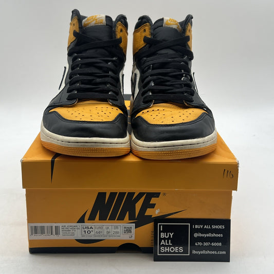 Size 10.5 - Air Jordan 1 Retro OG High Yellow Toe (555088-711)