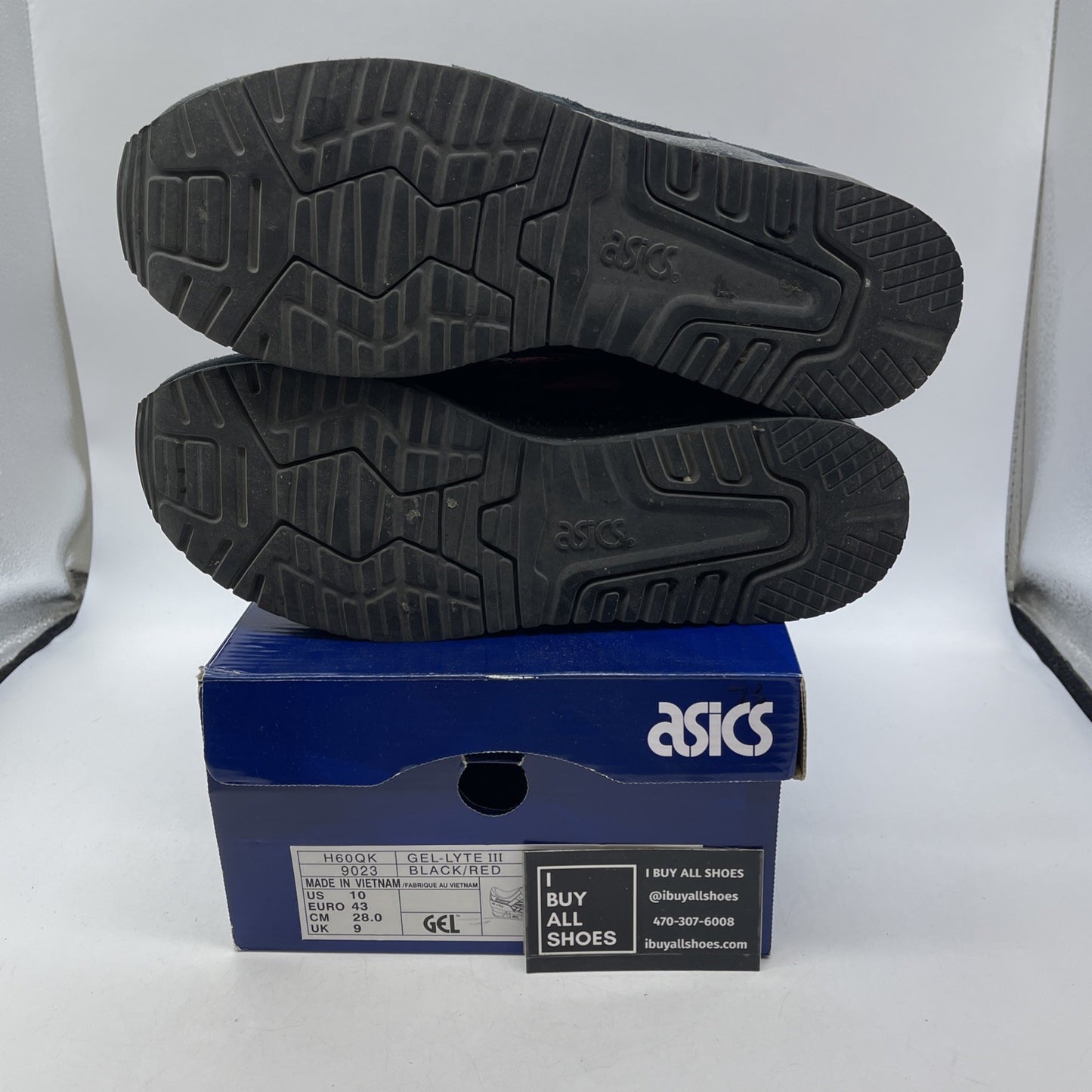 Size 10 - ASICS Gel Lyte 3 Christmas Pack - Bad Santa (H60QK)