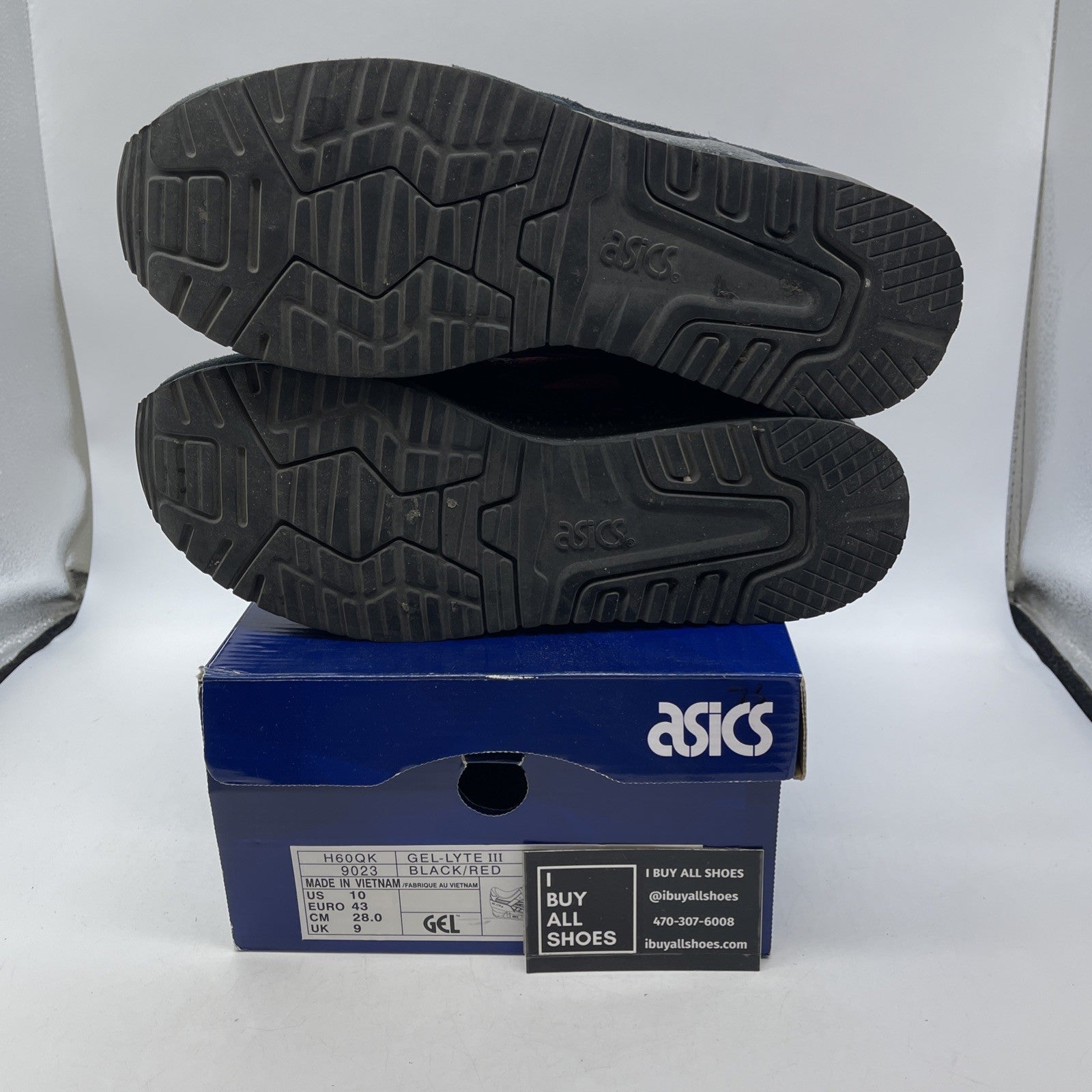 Size 10 - ASICS Gel Lyte 3 Christmas Pack - Bad Santa (H60QK)