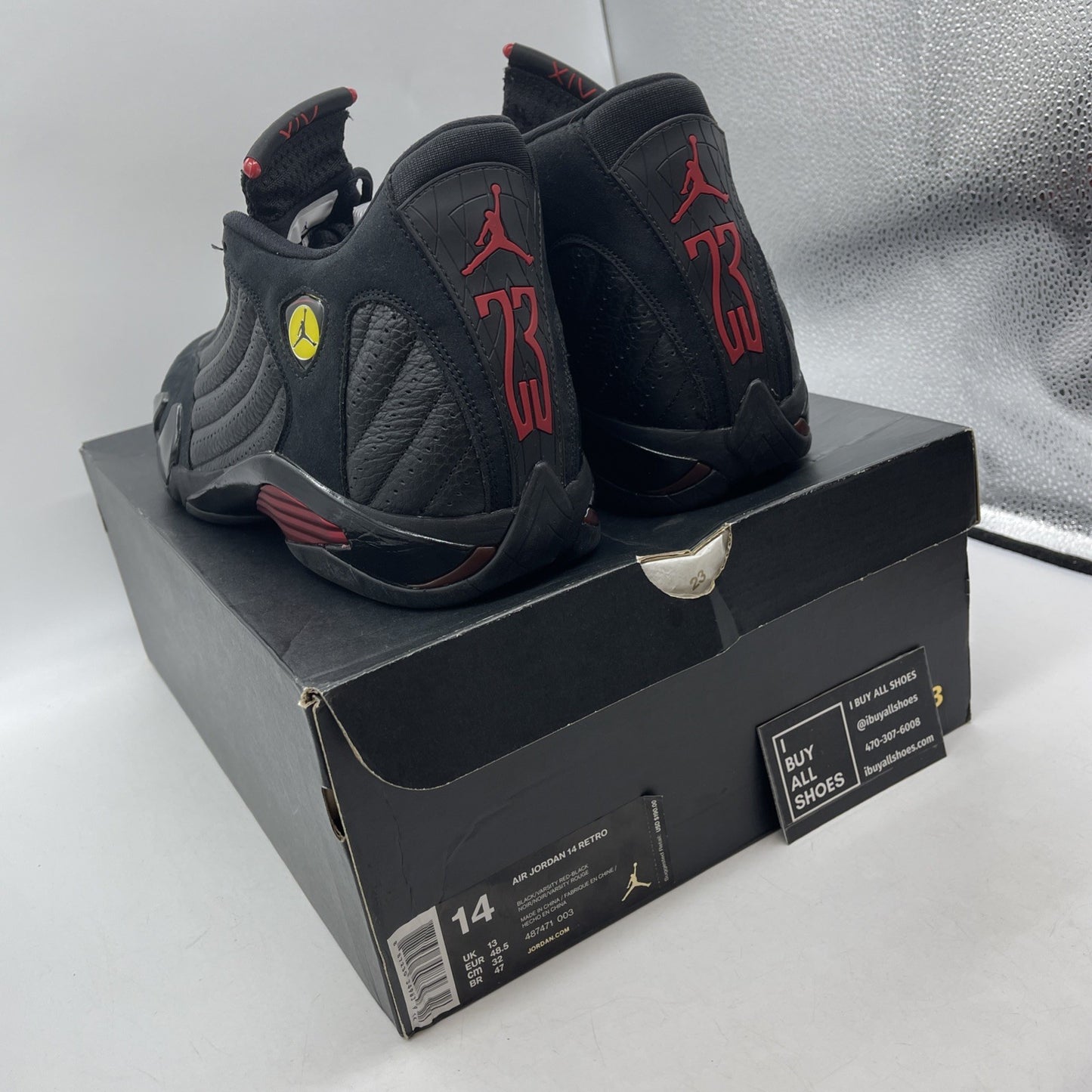 Size 14 - Air Jordan 14 Retro 2018 Last Shot (487471-003)