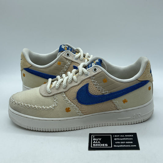 Size 10.5 - Nike Air Force 1 '07 LA Flea Tan White Suede (DV2215-100)