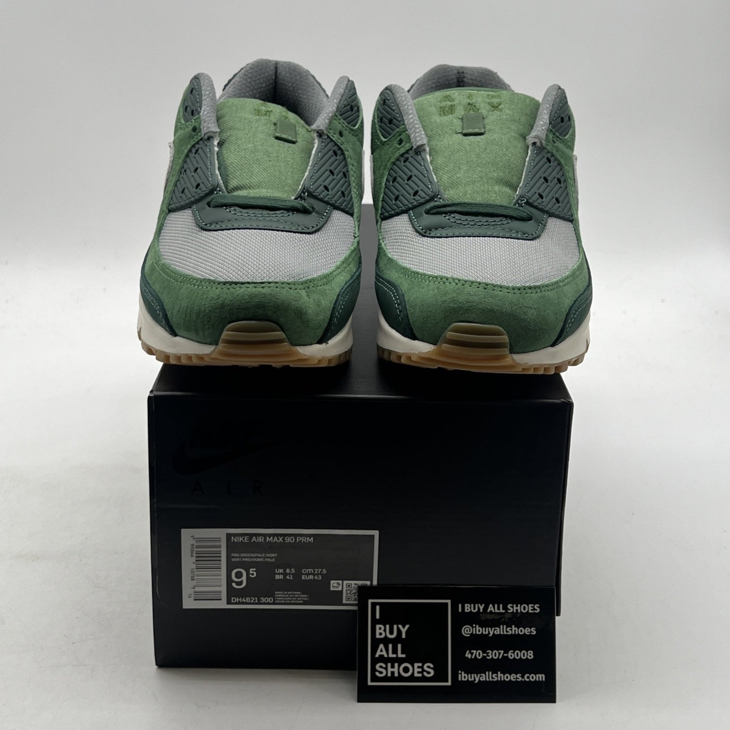 Size 9.5 - Nike Air Max 90 Premium Pro Green (DH4621-300)
