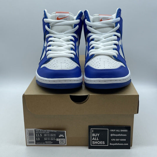 Size 11.5 - Nike Dunk Pro ISO SB High Kentucky Blue White Leather (DH7149-400)