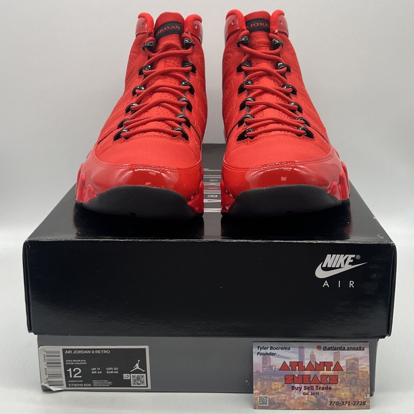 Size 12 - Jordan 9 Chile Red Brand New Og All