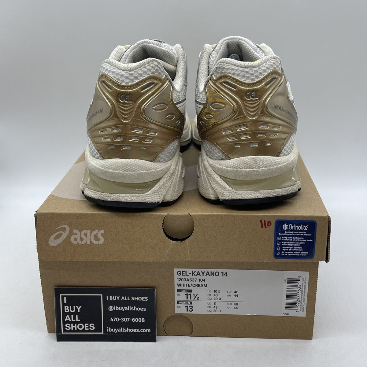 Size 11.5 - Asics Gel Kayano 14 Olympic Medals (1203A537-104)