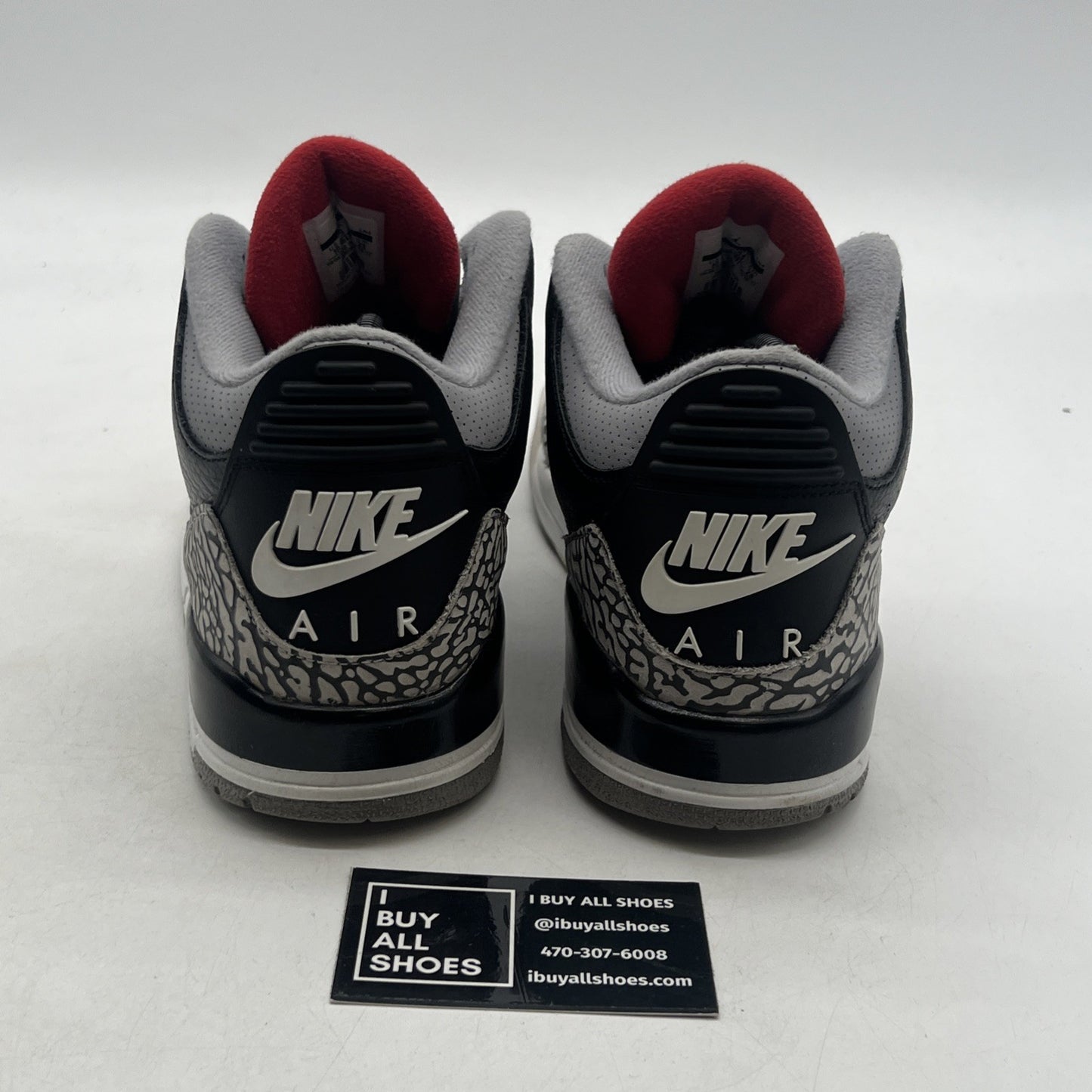 Size 10 - Air Jordan 3 Retro OG Mid Black Cement (854262-001)