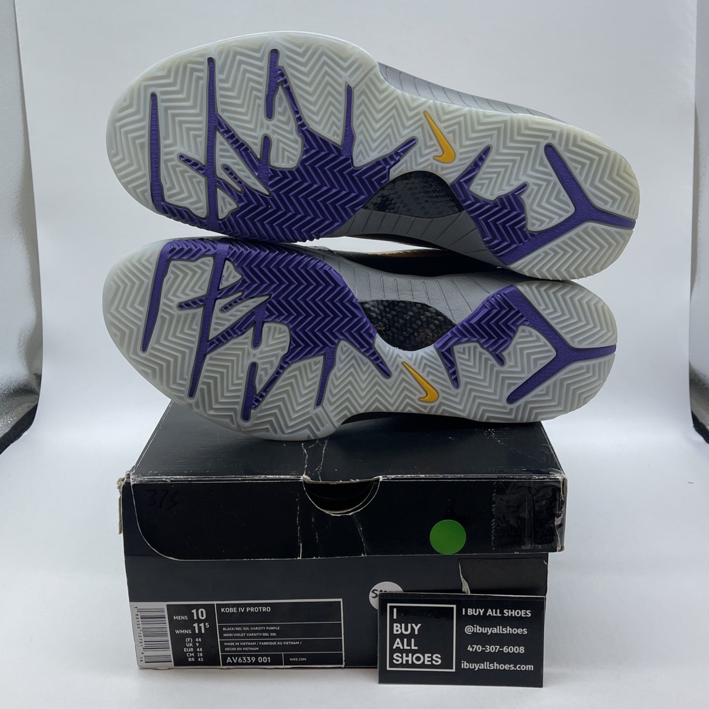 Size 10 - Nike Zoom Kobe 4 Protro 2019 Carpe Diem Suede Leather (AV6339-001)