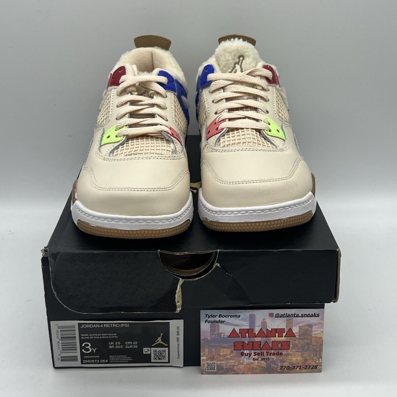 [DH0573-264] Preschool Air Jordan Retro 4 'Where the Wild Things Are' (PS)