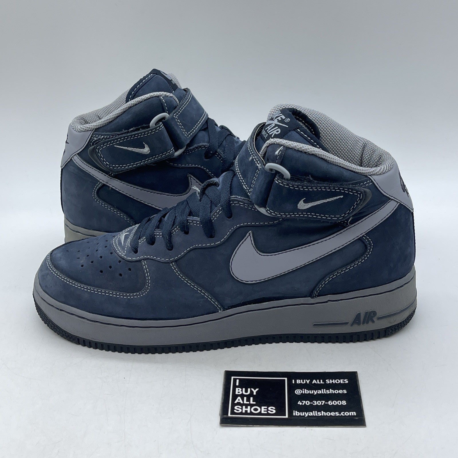 Size 9 - Nike Air Force 1 Mid Blue (306352-401)