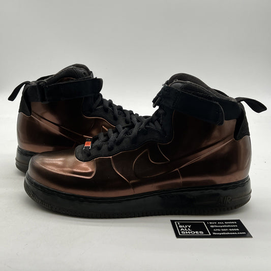 Size 10.5 - Nike Air Force 1 Foamposite Bhm Qs Black History Month (586582-800)