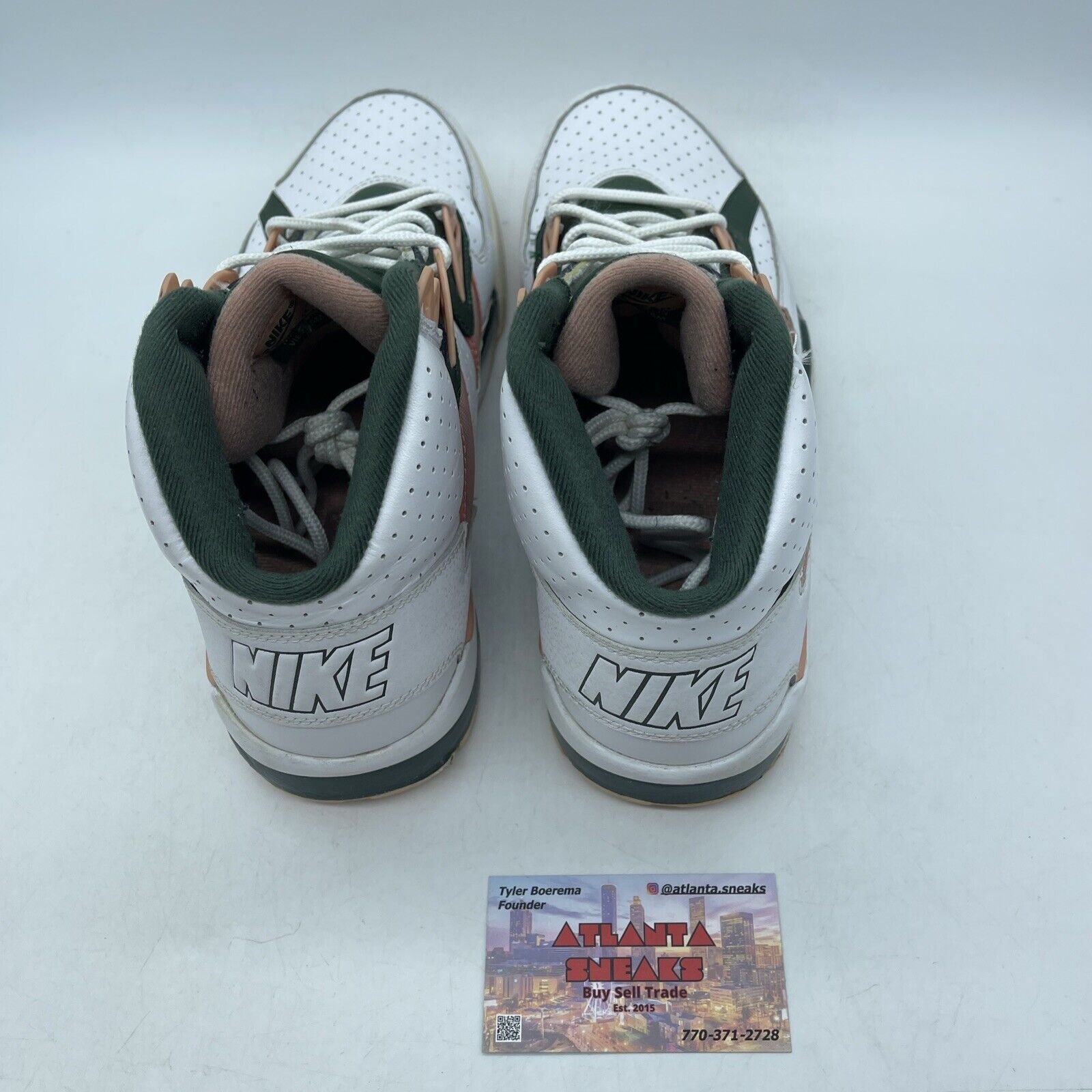 Size 9.5 - Nike Air Trainer SC High Pink Quartz Green White (CU6672-100)