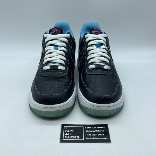 Size 10 - Nike Air Force 1 '07 LV8 Miami Nights Black Leather (DD9183-001)