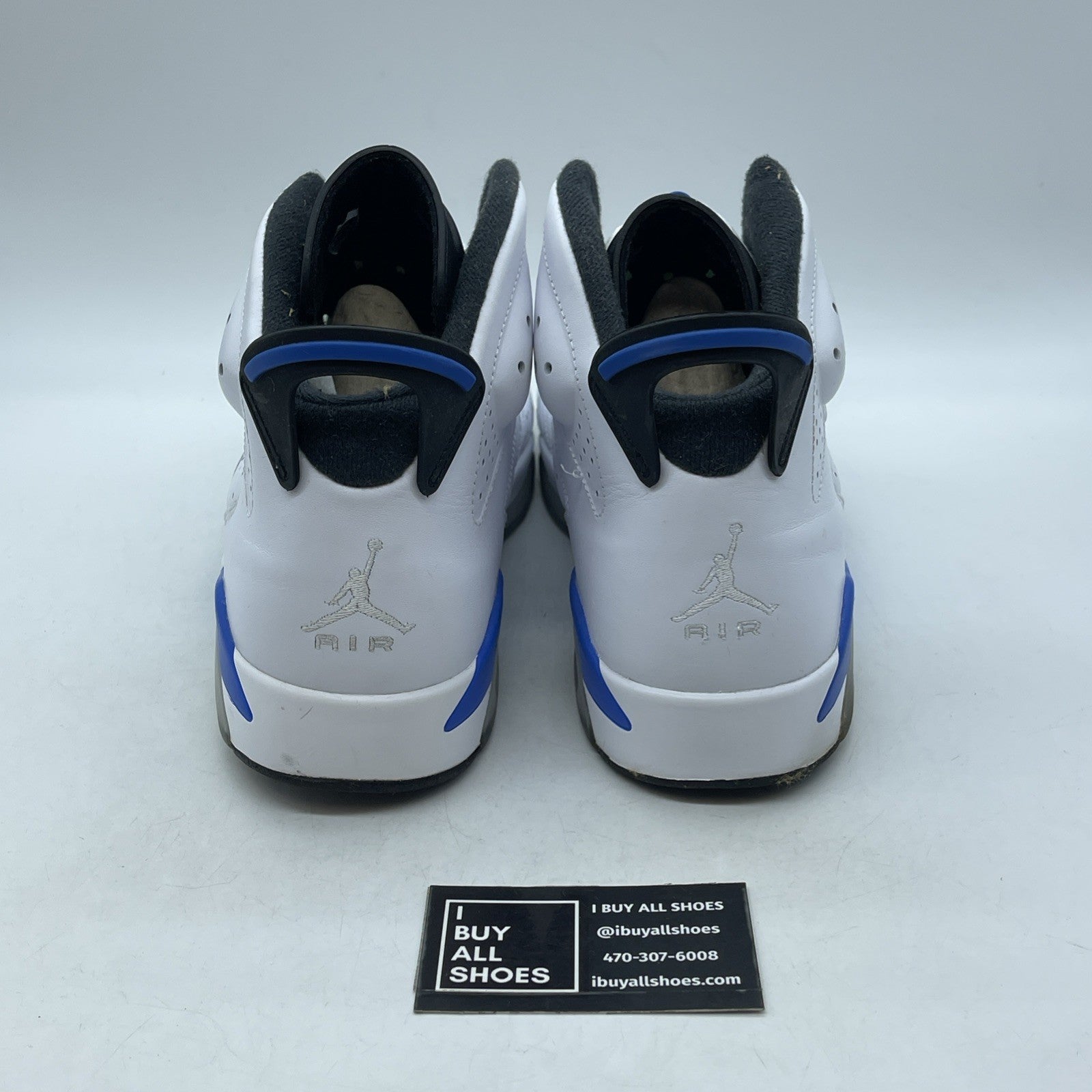 Size 11.5 - Air Jordan 6 Retro 2014 Sport Blue (384664-107)