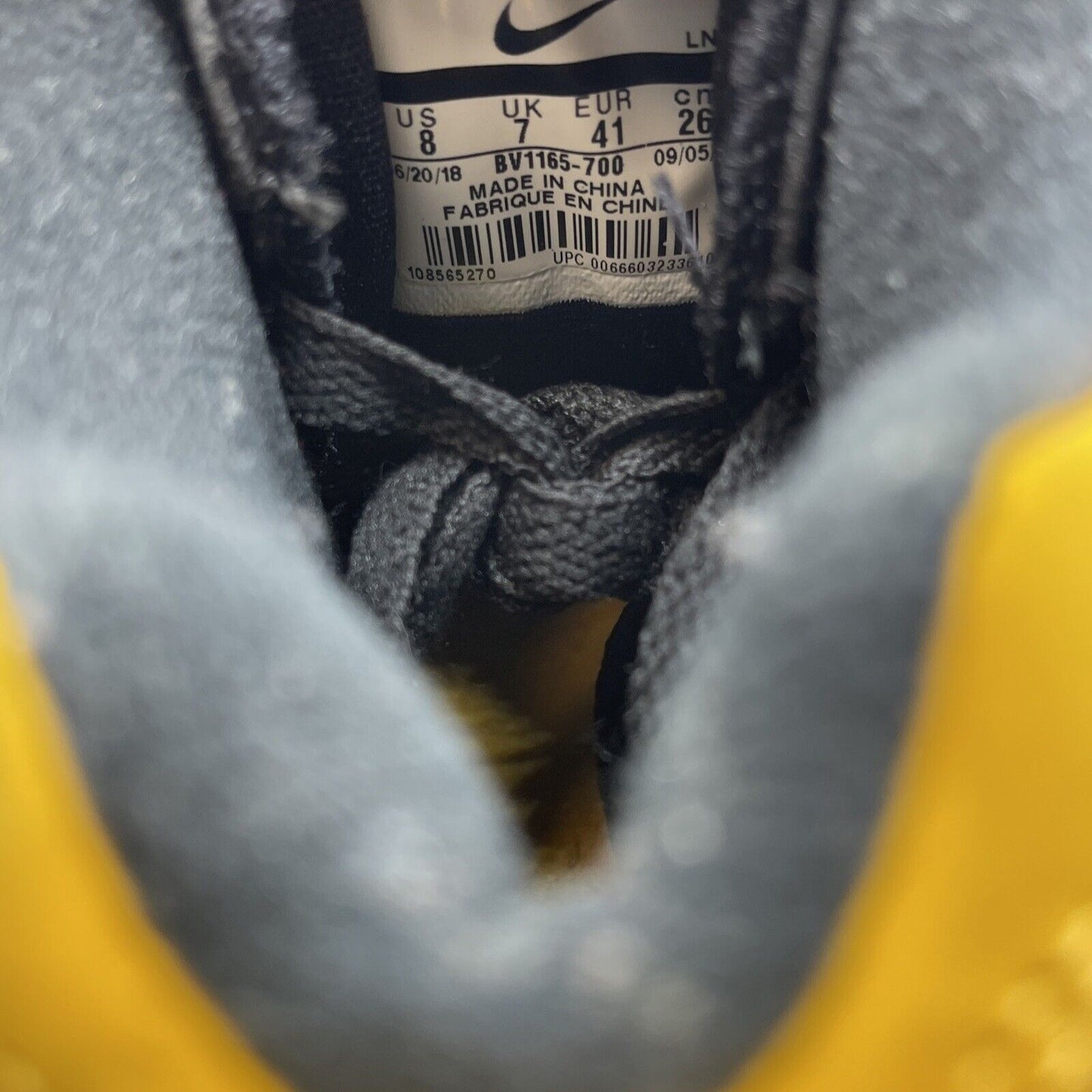 Size 8 - Nike Air Max Speed Turf Steelers Yellow. Black Suede (BV1165-700)