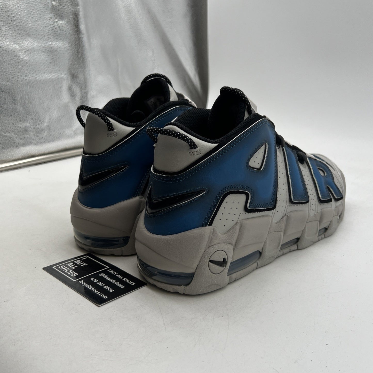 Size 11.5 - Nike Air More Uptempo 96 Industrial Blue Light Iron Ore (FD5573-001)