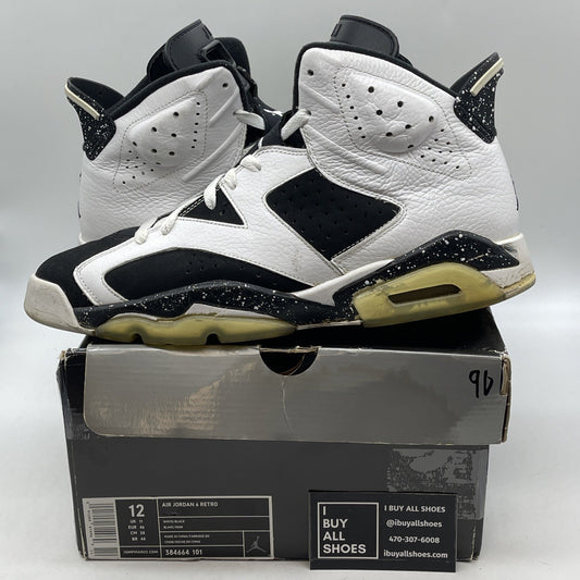 Size 12 - Air Jordan 6 Retro Oreo (384664-101)