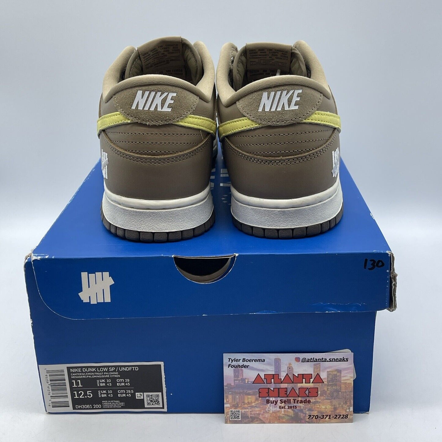 Size 11 - Nike Undefeated x Dunk SP Low Canteen Brown Suede Leather (DH3061-200)
