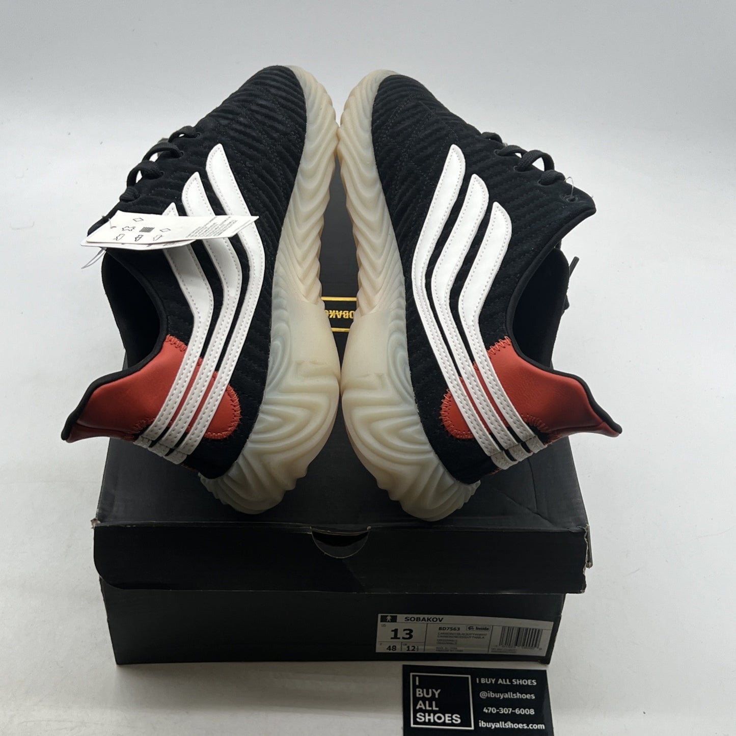 Size 13 - Adidas Sobakov Carbon (BD7563)