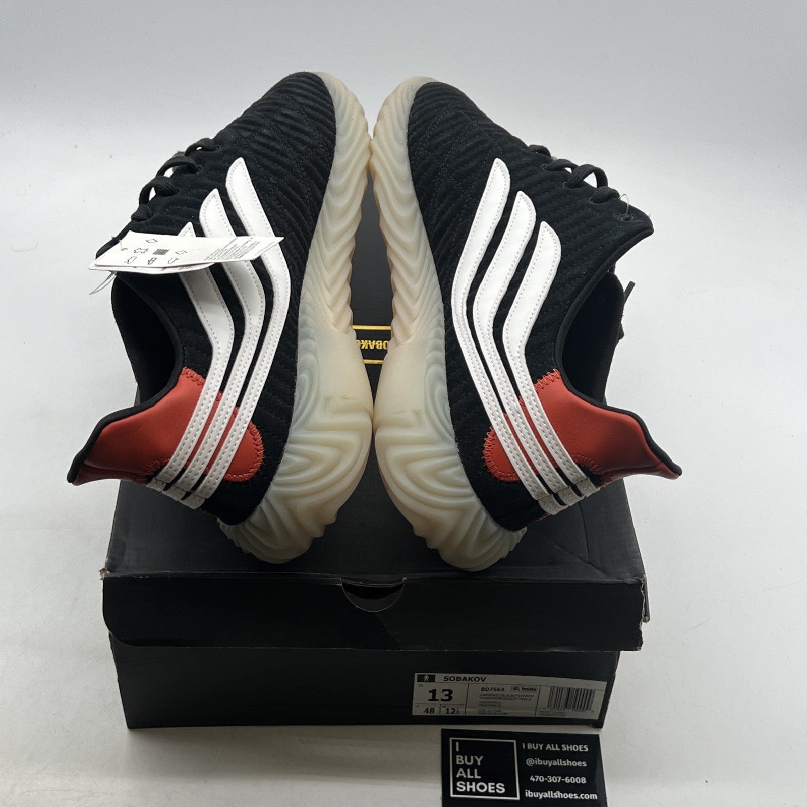 Size 13 - Adidas Sobakov Carbon (BD7563)