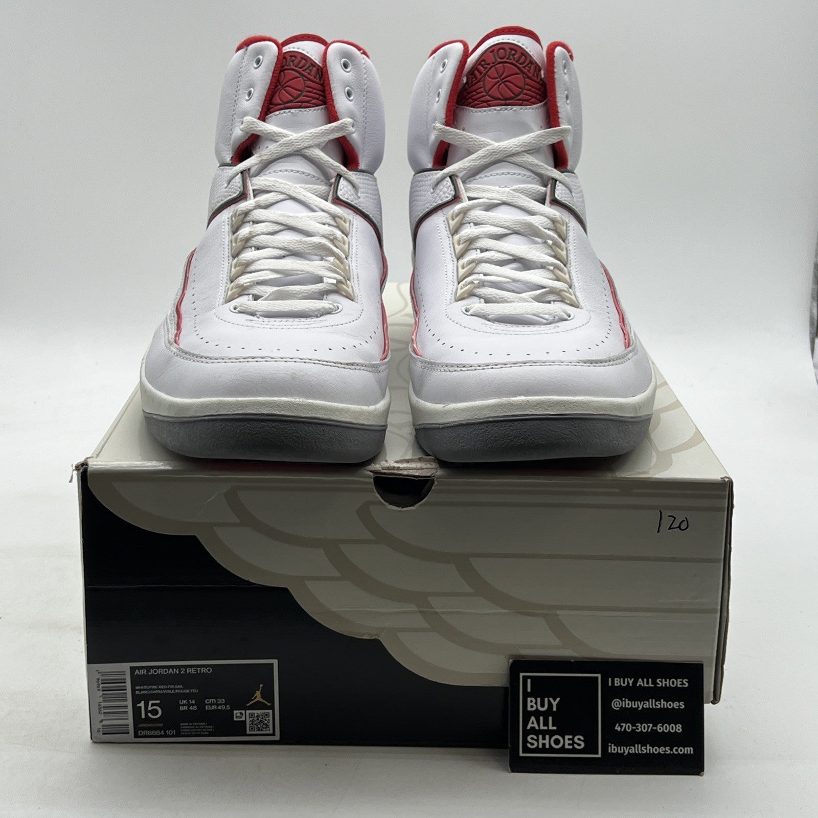 Size 15 - Air Jordan 2 Retro Origins (DR8884-101)