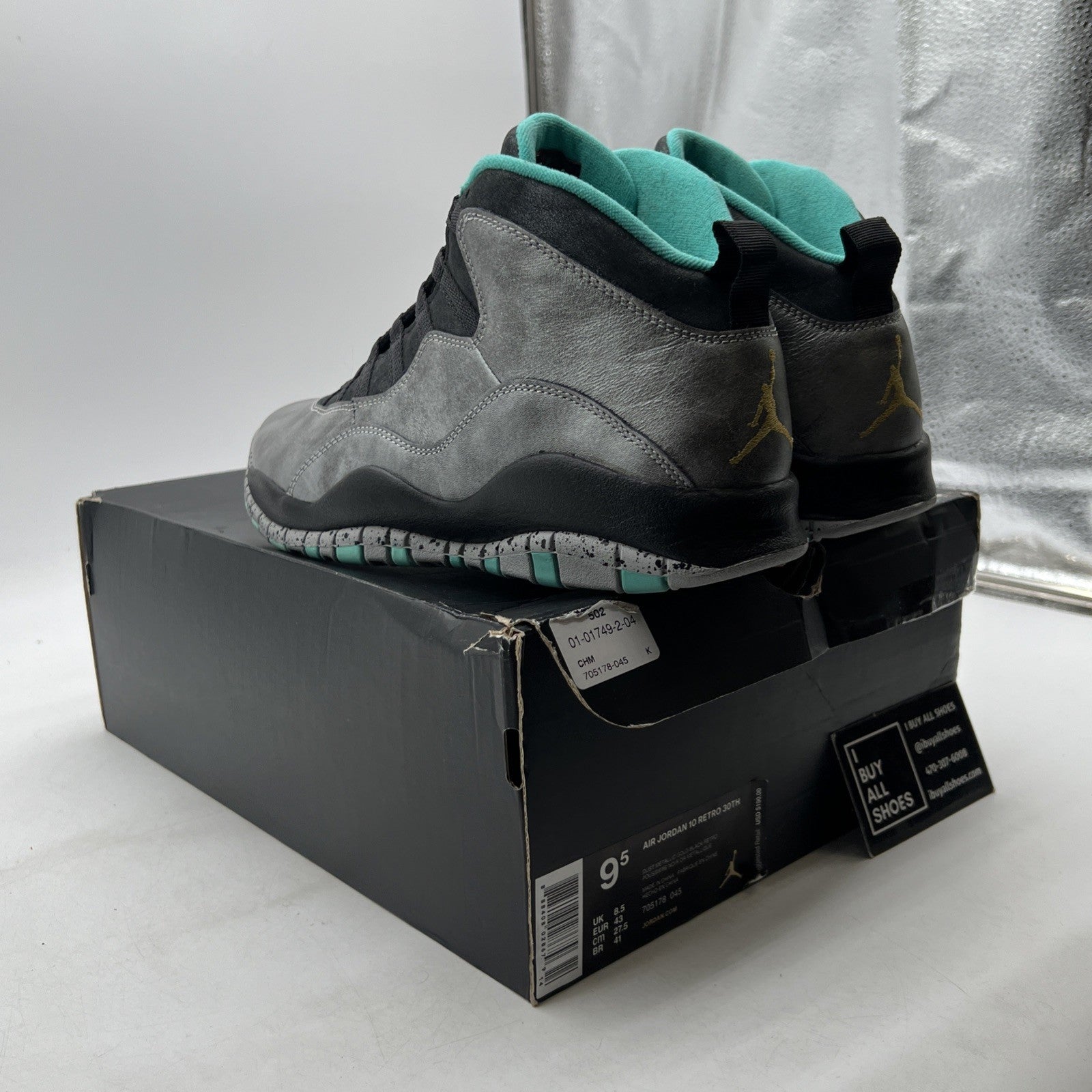Size 9.5 - Air Jordan 10 Retro Lady Liberty (705178-045)