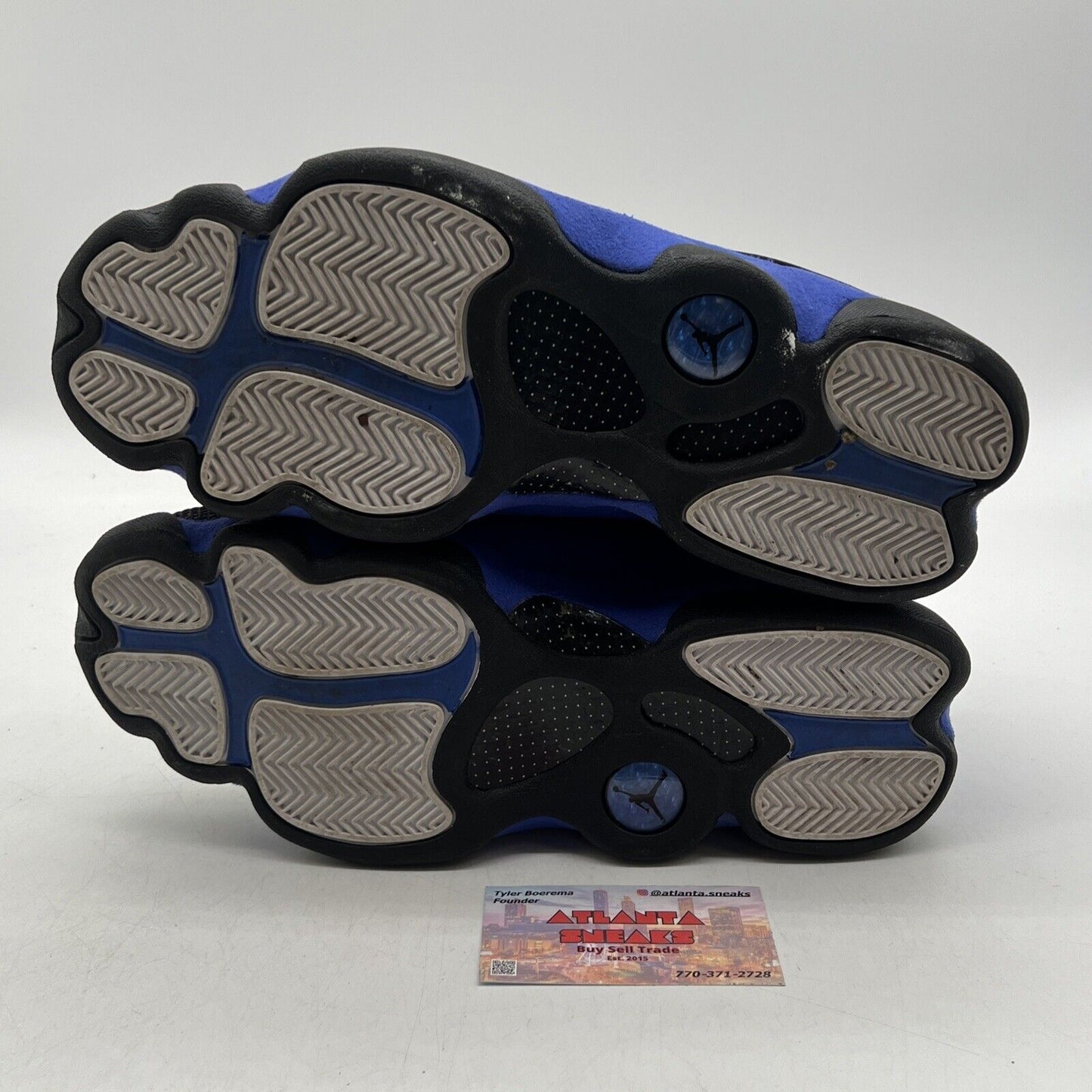 Size 10 - Jordan 13 Retro Hyper Royal 2020 Black Blue Leather (414571-040)