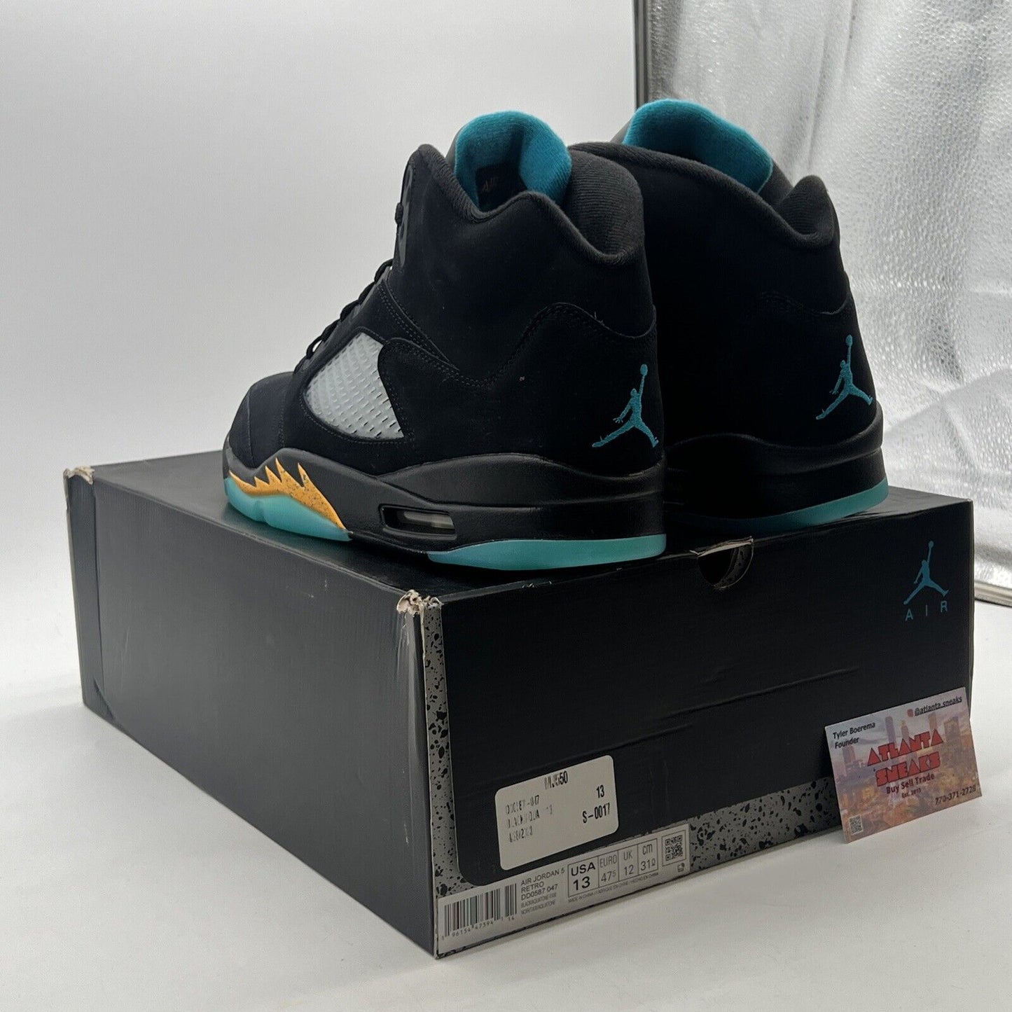 Size 13 - Air Jordan 5 Retro Mid Aqua (DD0587-047)