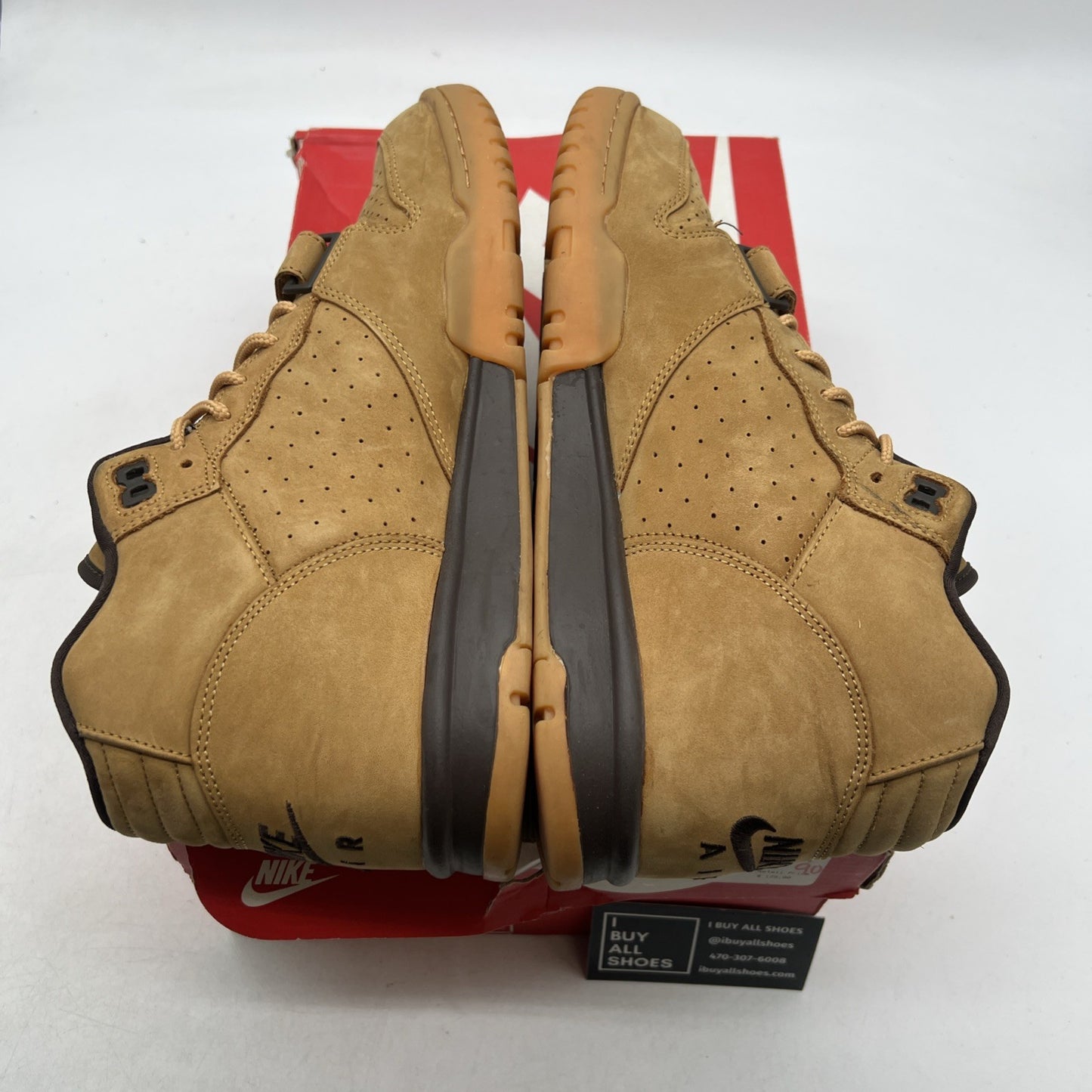 Size 11.5 - Nike Air Trainer 1 Prm Qs Mid Flax (607081-201)