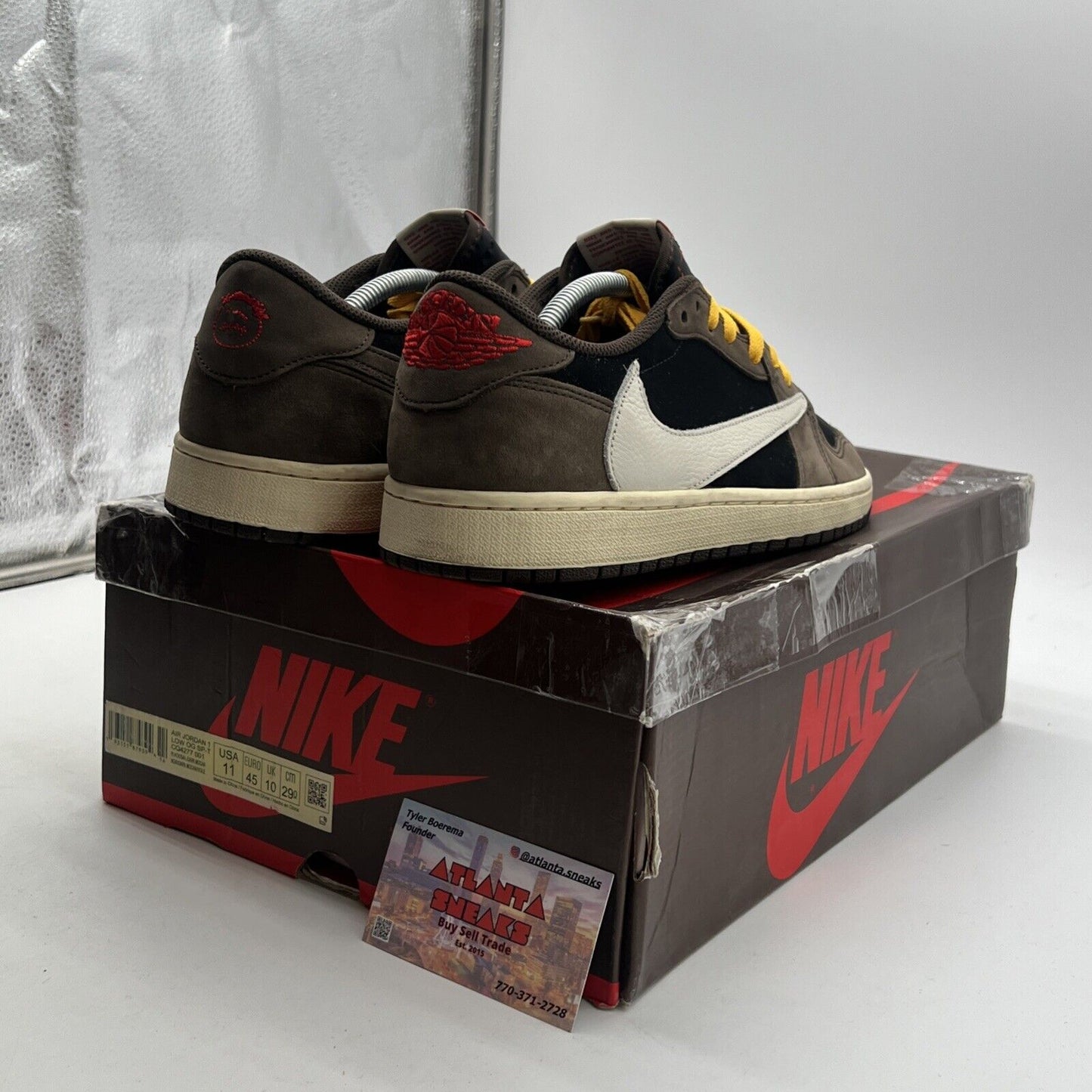 Size 11 - Air Jordan 1 x Travis Scott Low Mocha (CQ4277-001)