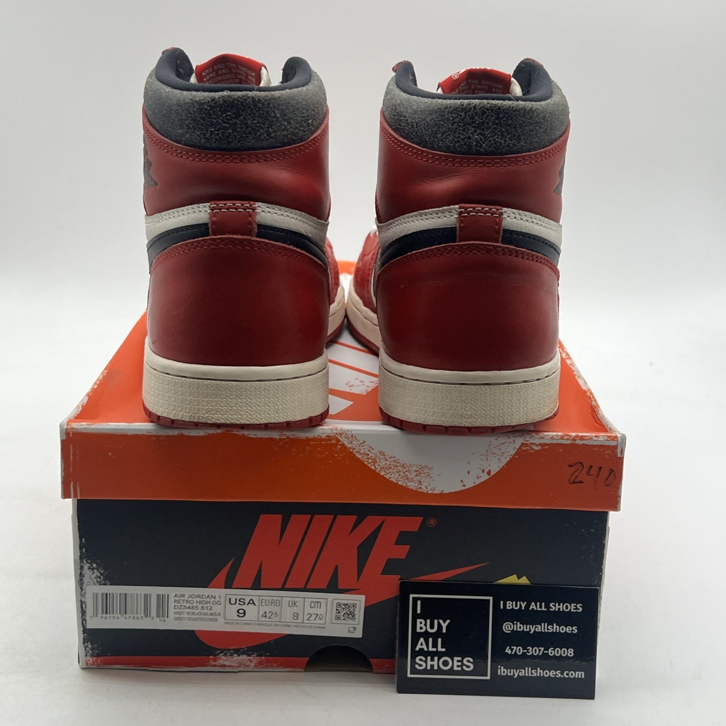 Size 9 - Air Jordan 1 Retro High OG Chicago Reimagined Lost & Found (DZ5485-612)