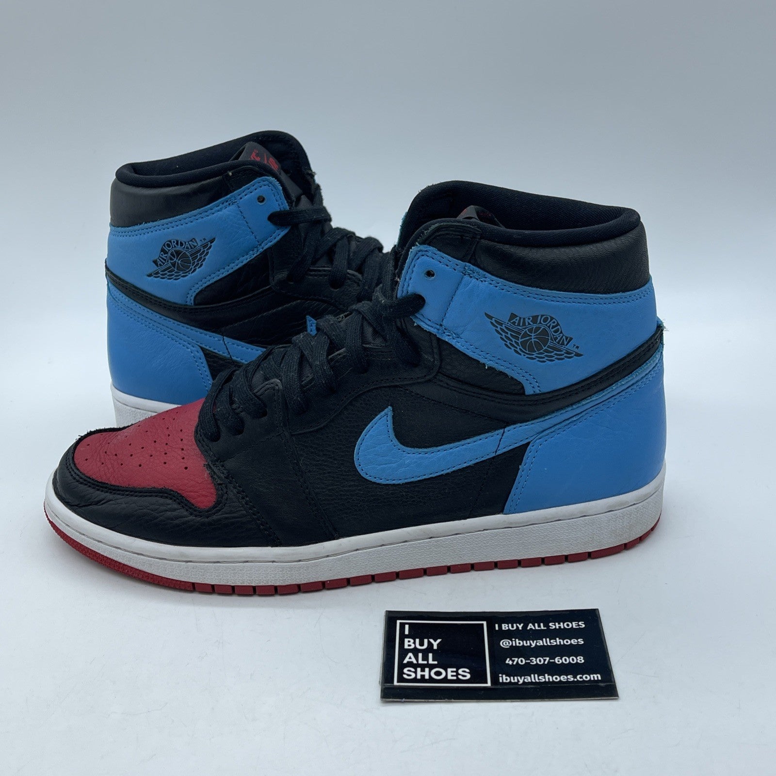 Size 11.5 - Jordan 1 High OG UNC To Chicago 2020 Blue Red Leather (CD0461-046)
