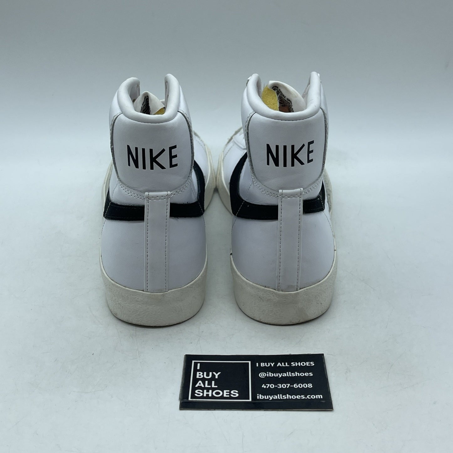Size 10.5 - Nike Blazer Mid 77 Vintage White Black 2019 (BQ6806-100)