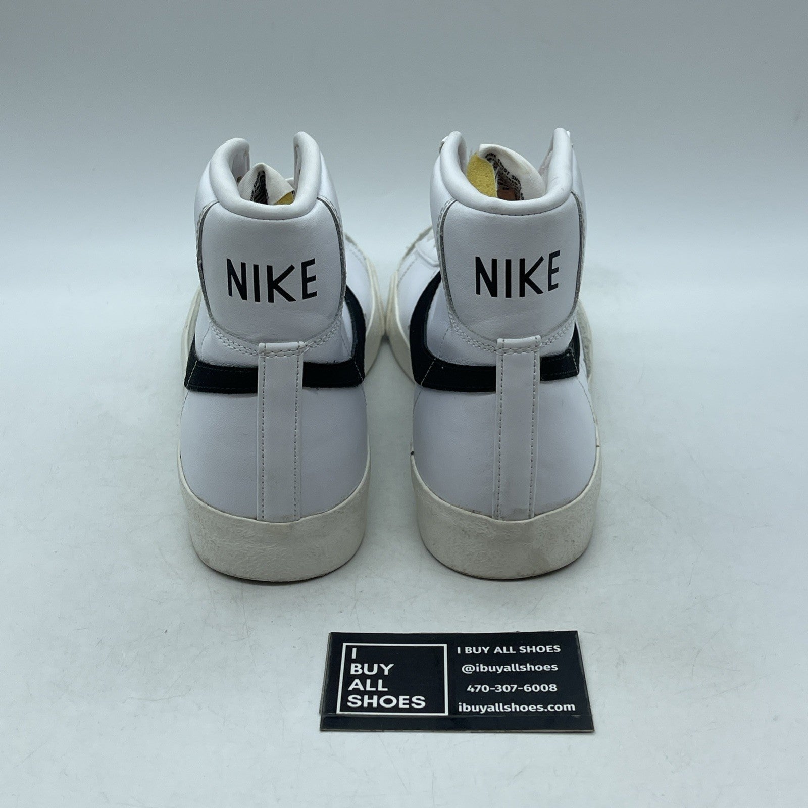Size 10.5 - Nike Blazer Mid 77 Vintage White Black 2019 (BQ6806-100)