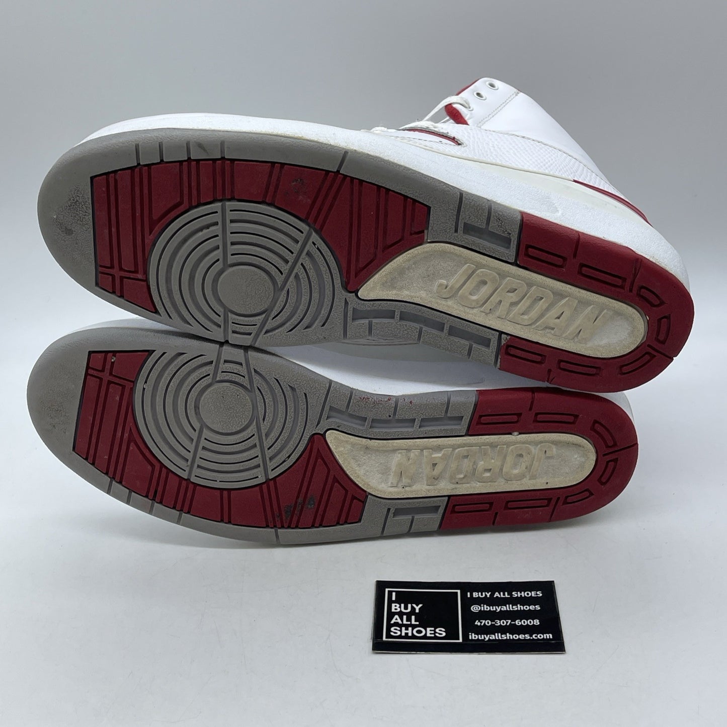 Size 12 - Air Jordan 2 Retro Chicago Home White Red Leather (385475-102)