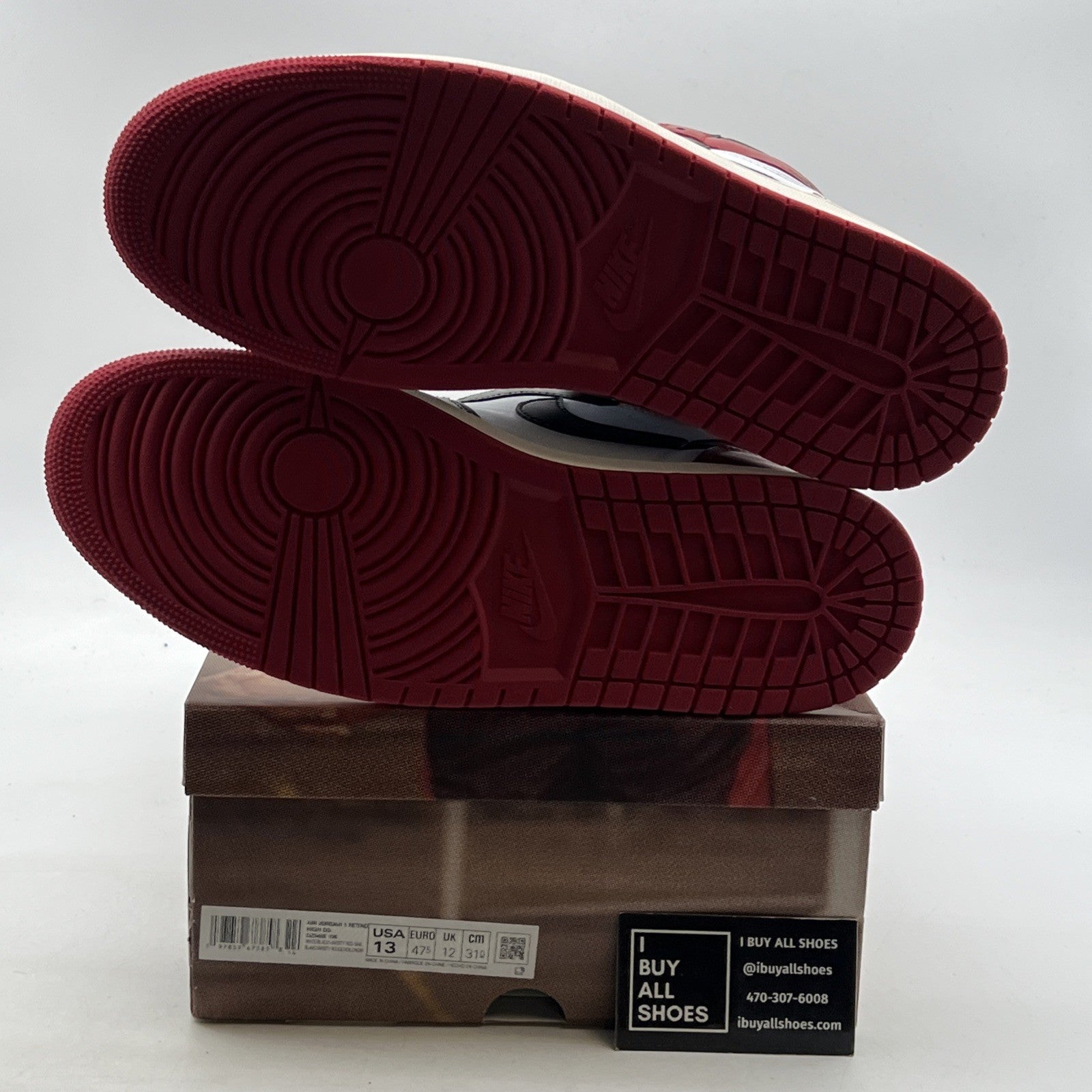 Size 13 - Air Jordan 1 Retro OG High Black Toe Reimagined (DZ5485-106)
