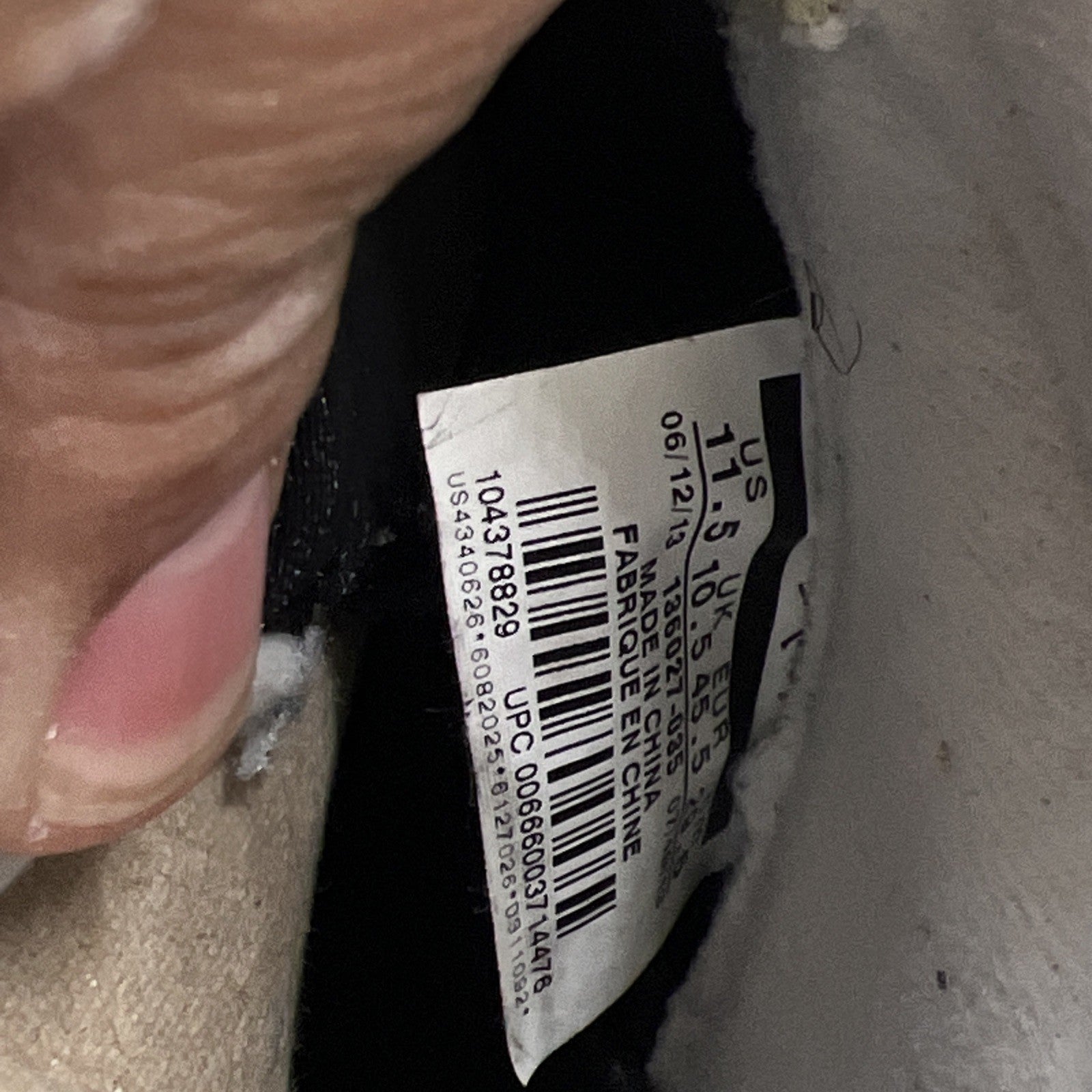 Size 11.5 - Air Jordan 5 Retro 2013 Oreo (136027-035)