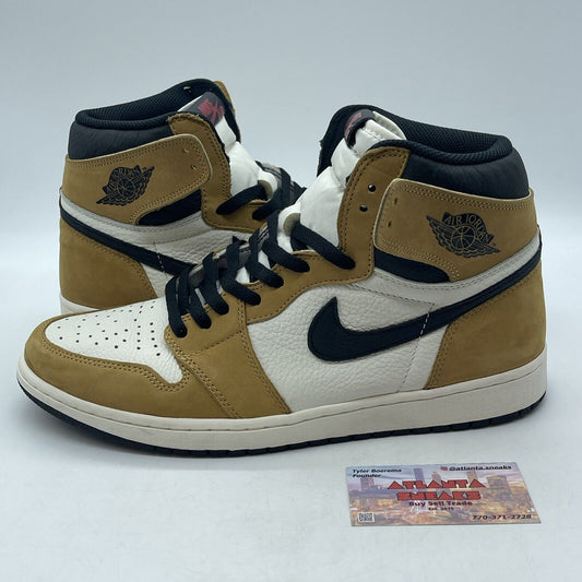 Size 12 - Jordan 1 Retro High OG Rookie of the Year 2018 Brown (555088-700)